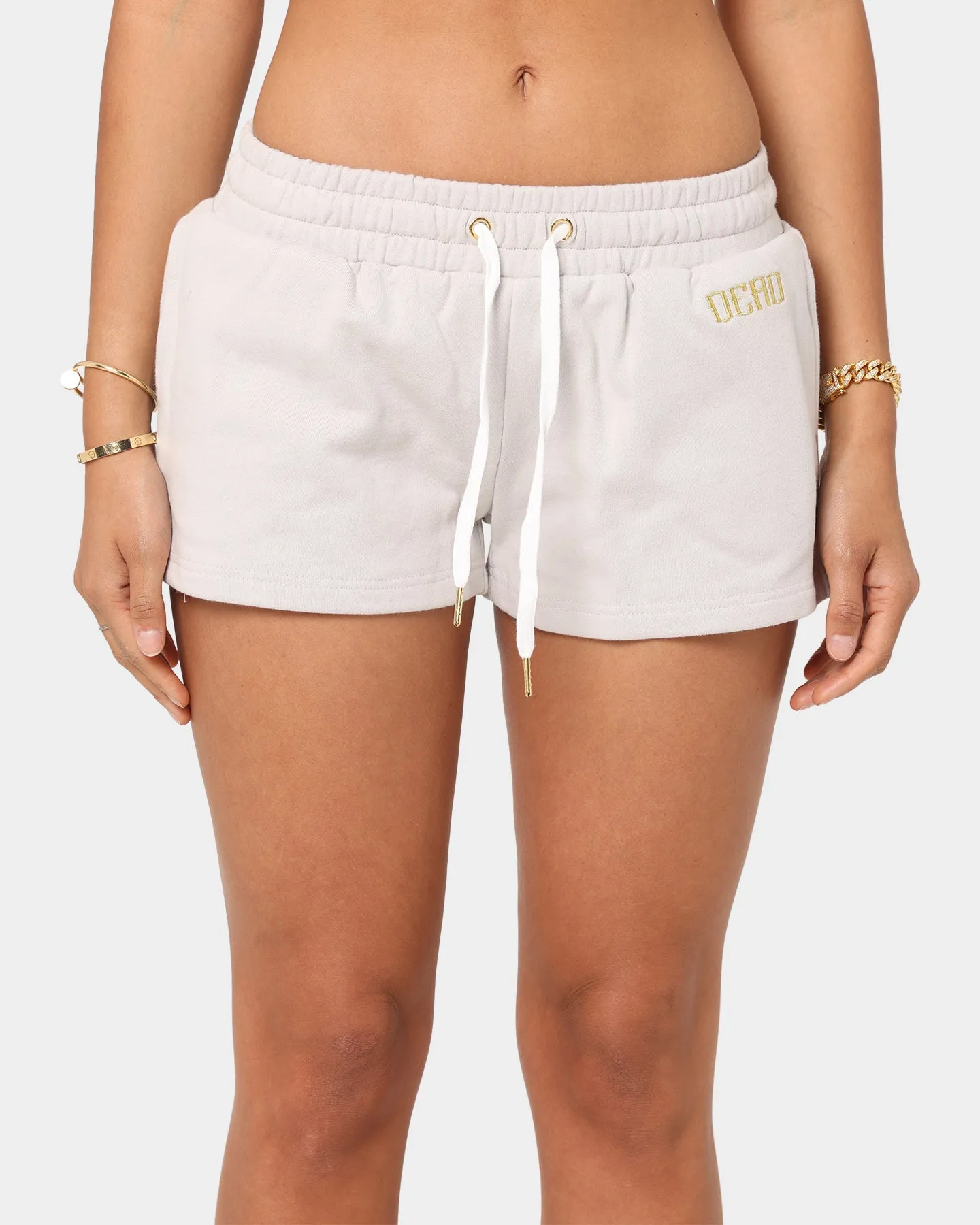 Dead Studios Women's Sports Fleece Shorts Light Grey sold by Culture Kings product image thumbnail 3