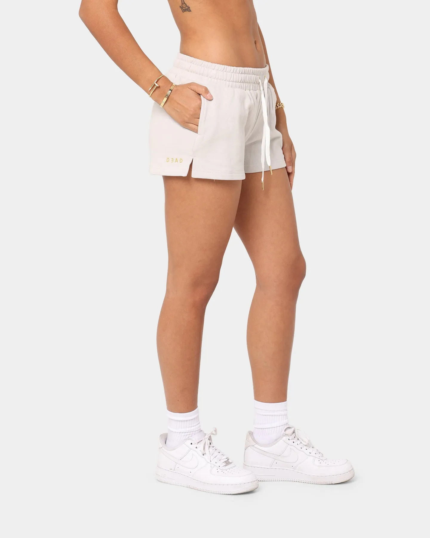 Dead Studios Women's Sports Fleece Shorts Light Grey sold by Culture Kings product image thumbnail 5