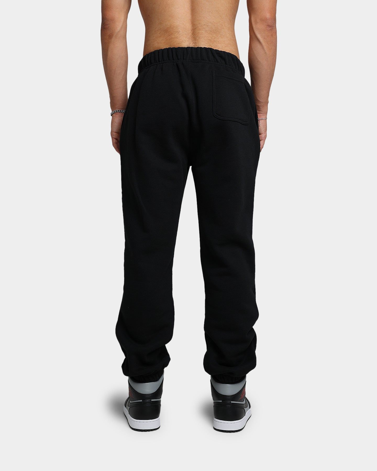 HUF Drop Out Stack Fleece Track Pants Black sold by Culture Kings product image thumbnail 4