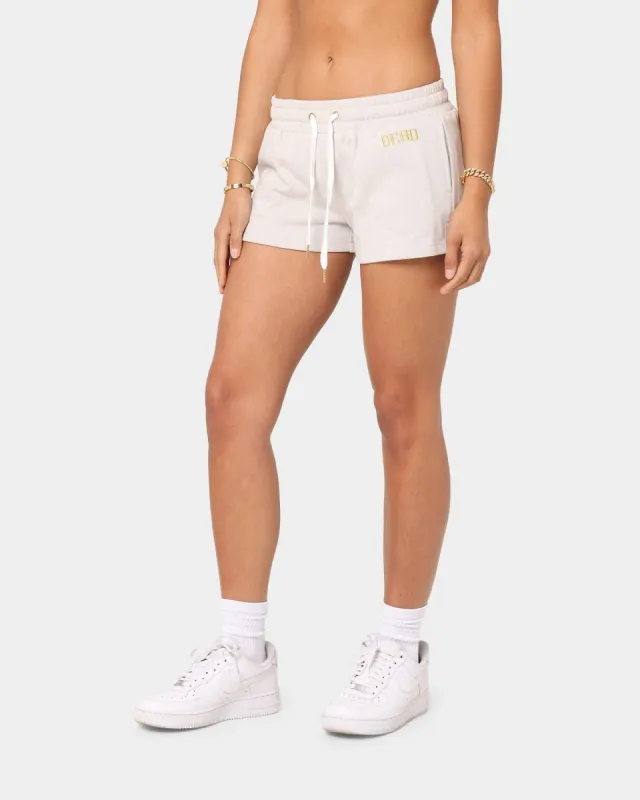 Dead Studios Women's Sports Fleece Shorts Light Grey sold by Culture Kings