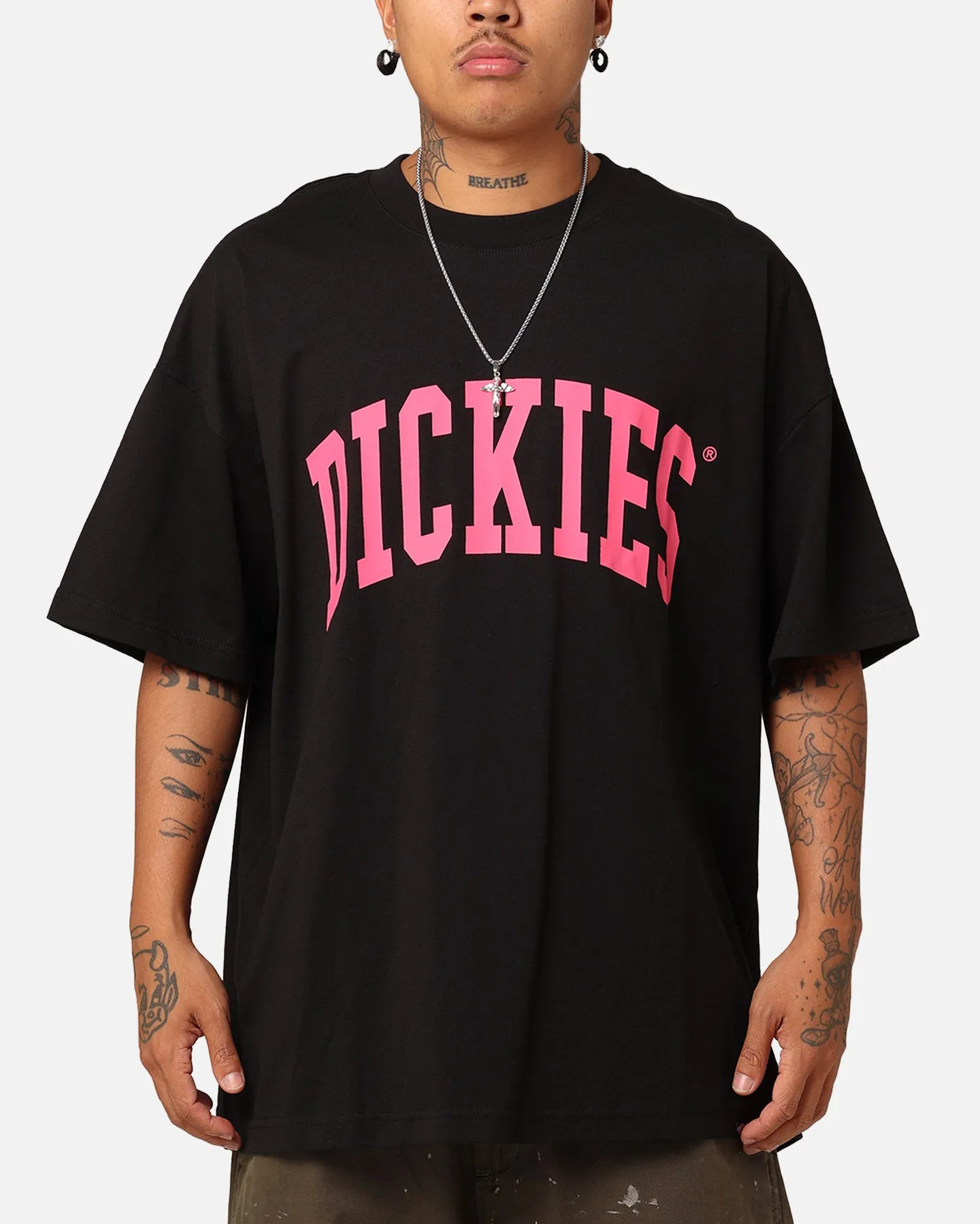 Dickies Arch 330 T-Shirt Black/Pink sold by Culture Kings
