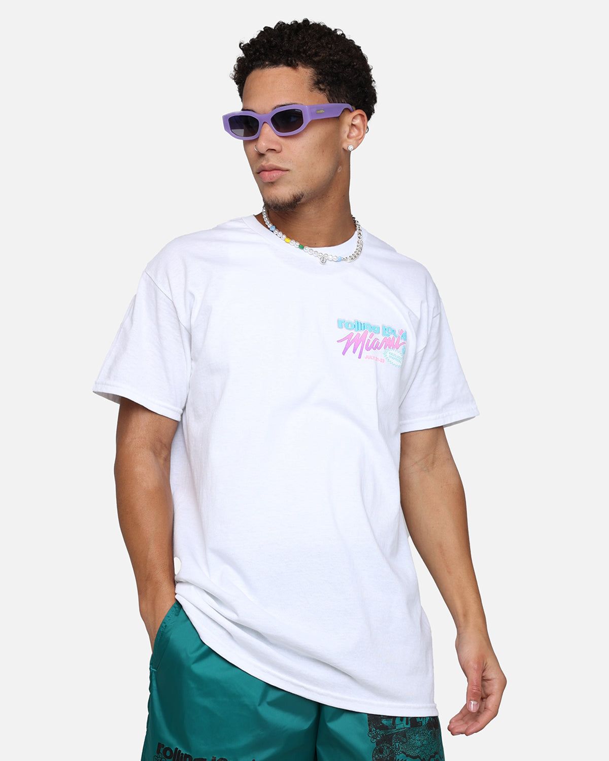 Rolling Loud Miami '23 Pocket Print T-Shirt White sold by Culture Kings product image thumbnail 2