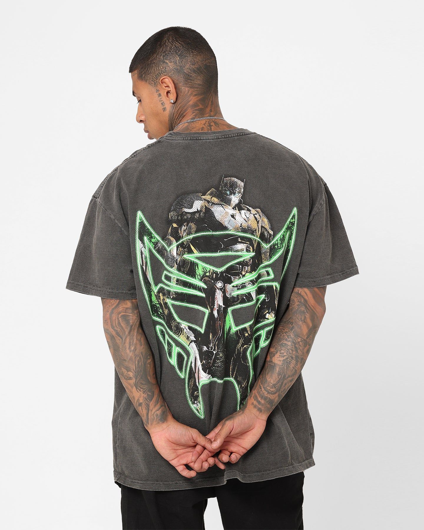 Goat Crew X Transformers Optimus Primal Heavyweight Vintage T-Shirt Black Wash sold by Culture Kings product image thumbnail 2