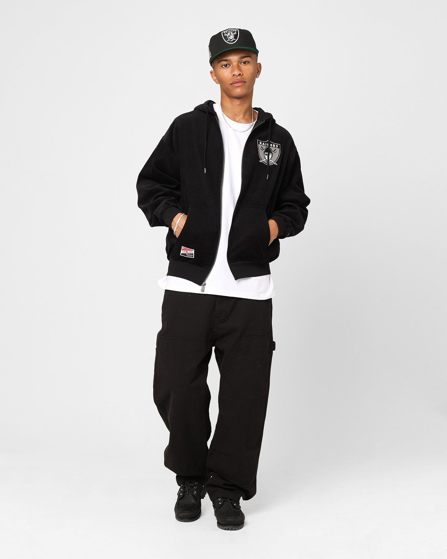 New Era Oakland Raiders Oversized Zip Hoodie Black sold by Culture Kings product image thumbnail 2