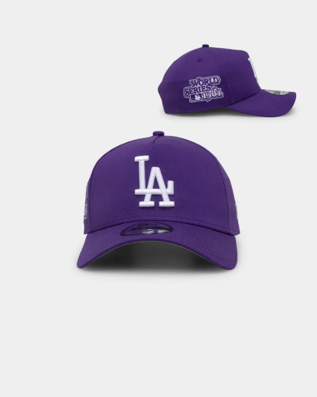 New Era Los Angeles Dodgers 9FORTY A-Frame Snapback Purple sold by Culture Kings
