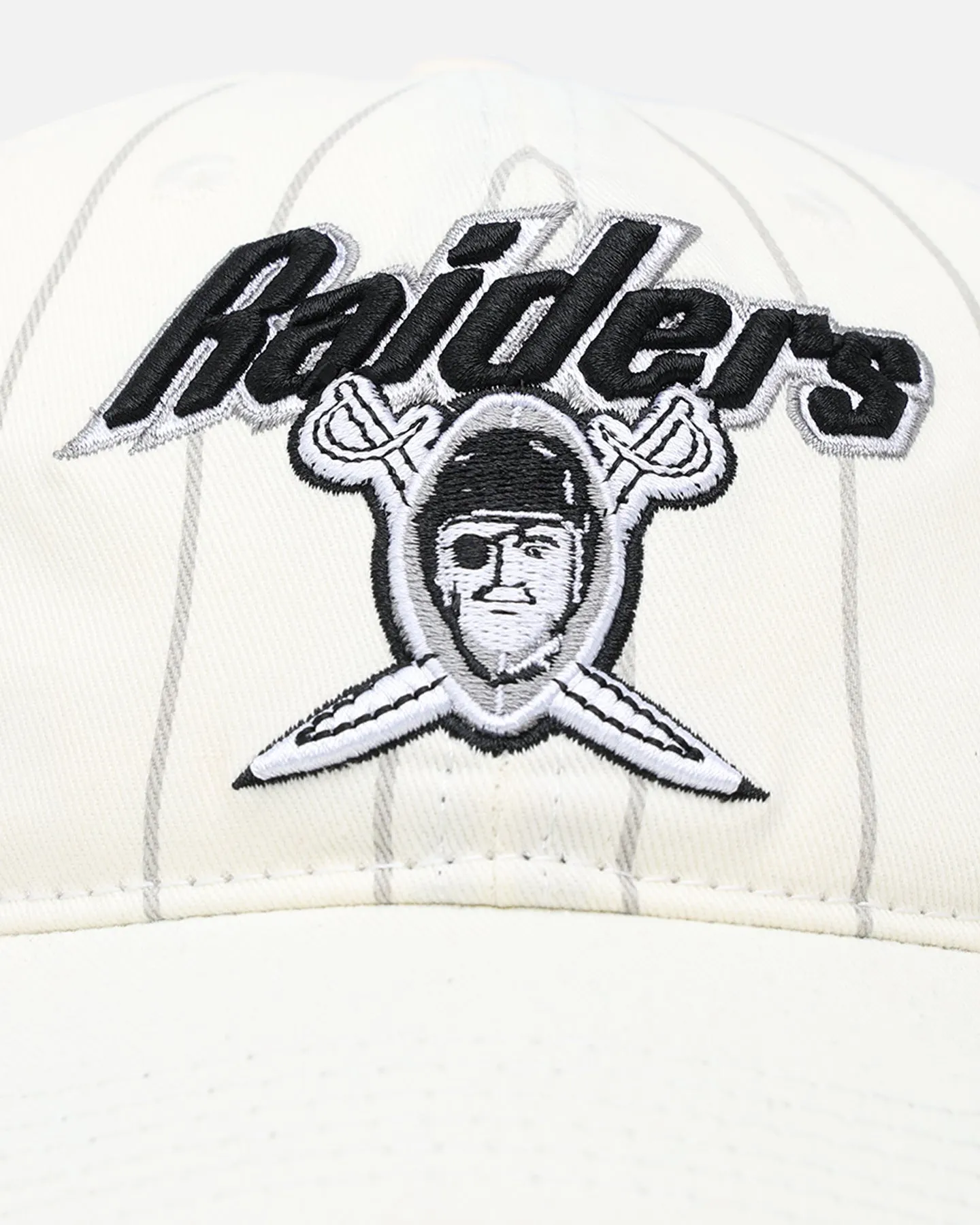 Pro Standard Las Vegas Raiders Pinstripe Dad Hat Strapback Eggshell/Yellow sold by Culture Kings product image thumbnail 5