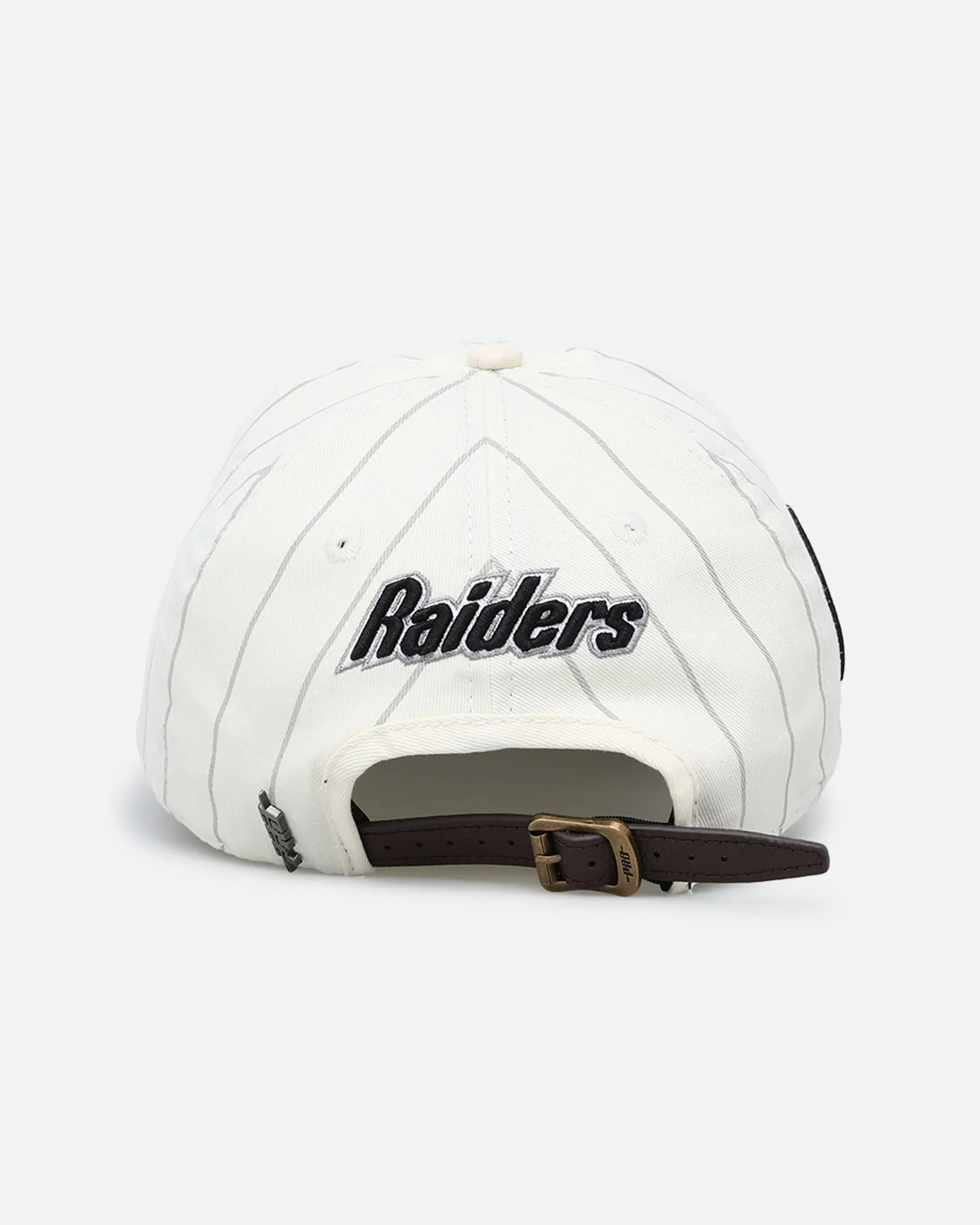 Pro Standard Las Vegas Raiders Pinstripe Dad Hat Strapback Eggshell/Yellow sold by Culture Kings product image thumbnail 2