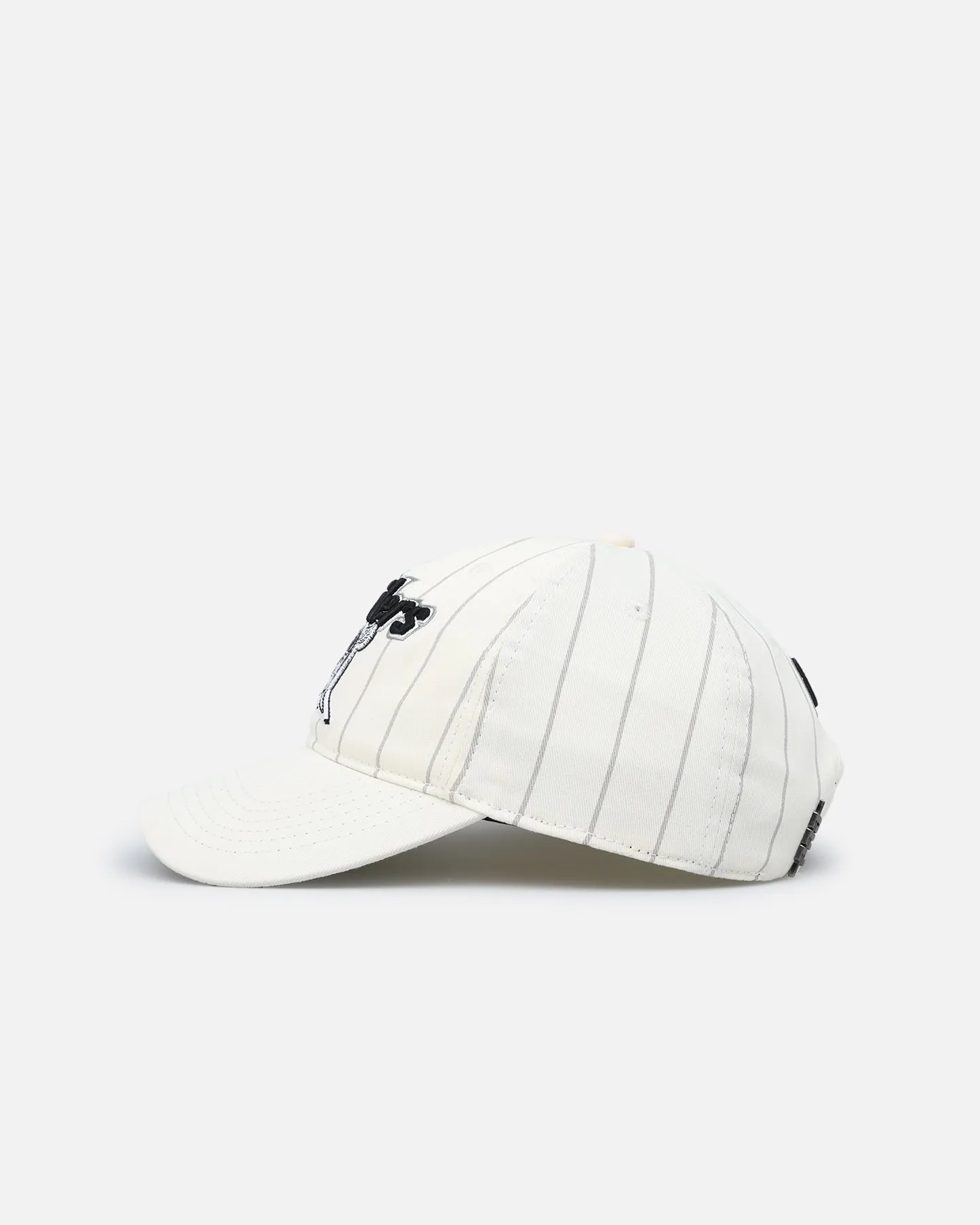 Pro Standard Las Vegas Raiders Pinstripe Dad Hat Strapback Eggshell/Yellow sold by Culture Kings product image thumbnail 4
