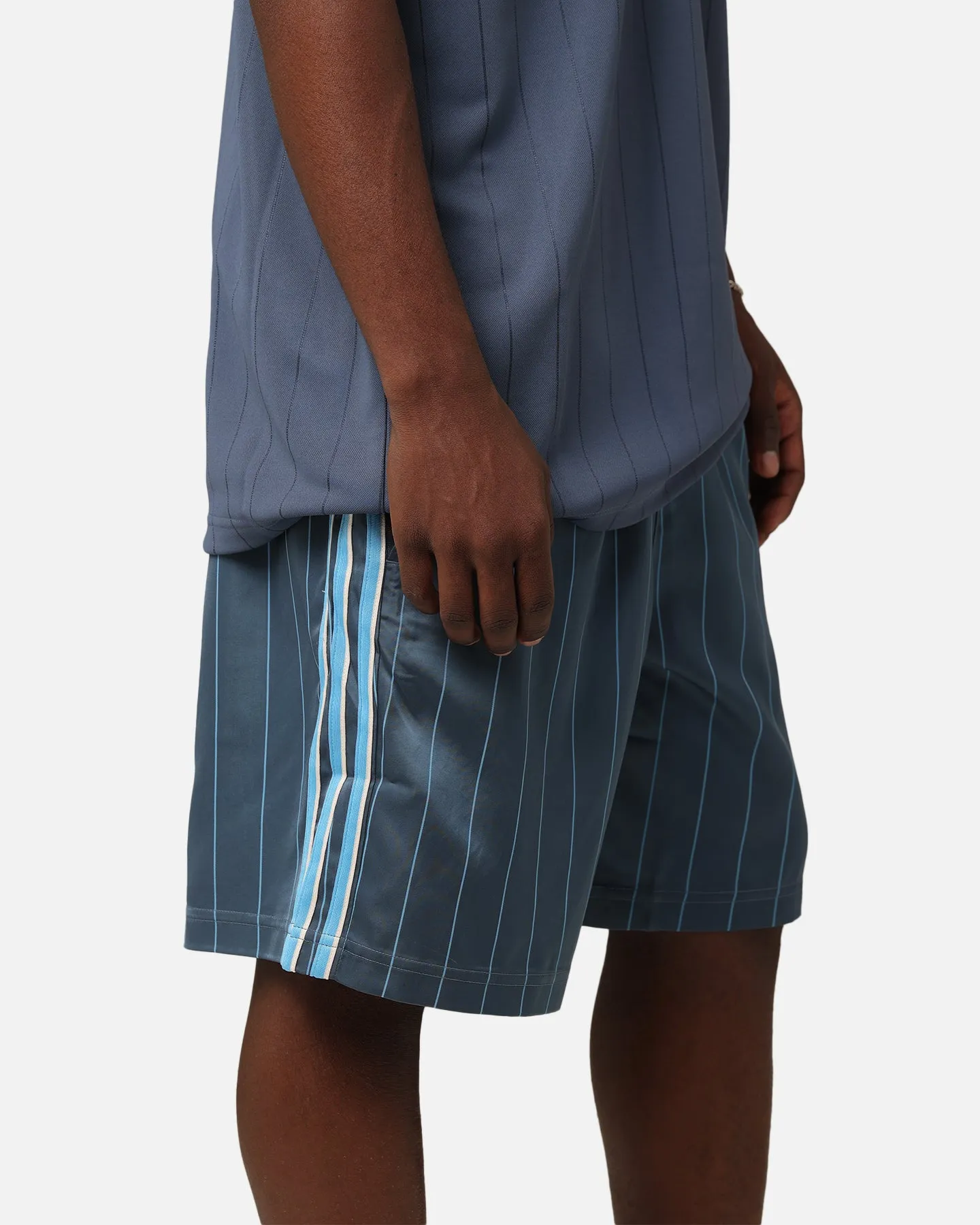 Adidas Pinstripe Sprinter Shorts Preloved Ink sold by Culture Kings product image thumbnail 3
