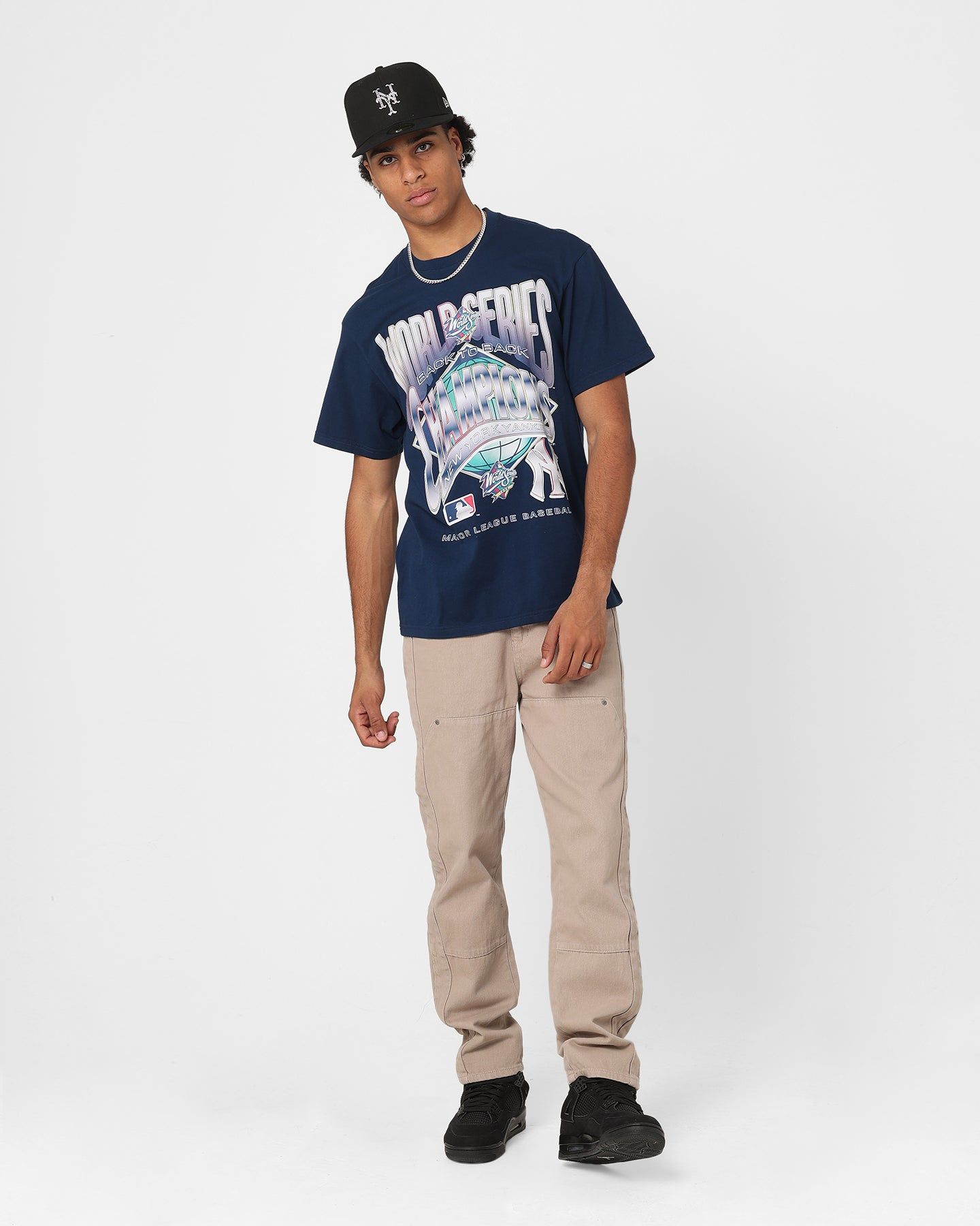 Majestic Athletic New York Yankees World Series Champ T-Shirt Faded Navy sold by Culture Kings product image thumbnail 2