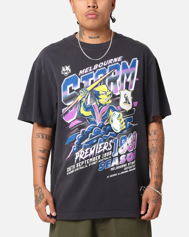 Mitchell & Ness Melbourne Storm 1999 Premiers T-Shirt Faded Black sold by Culture Kings