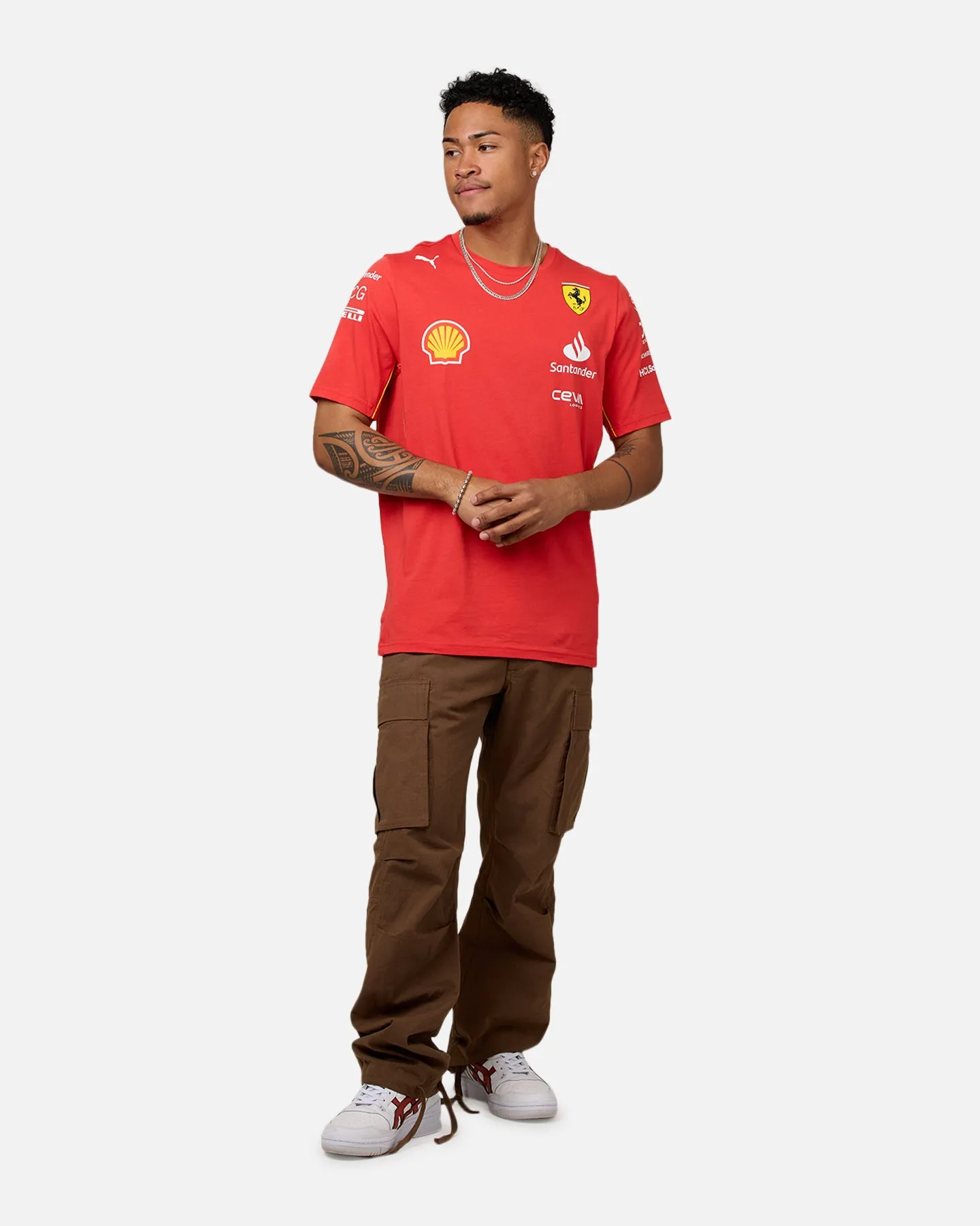 Puma X Scuderia Ferrari 2024 Team T-Shirt Burnt Red sold by Culture Kings product image thumbnail 3
