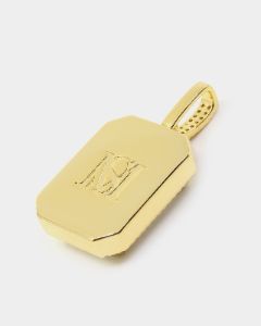 Saint Morta Iced Jewelled Pendant Iced Gold sold by Culture Kings