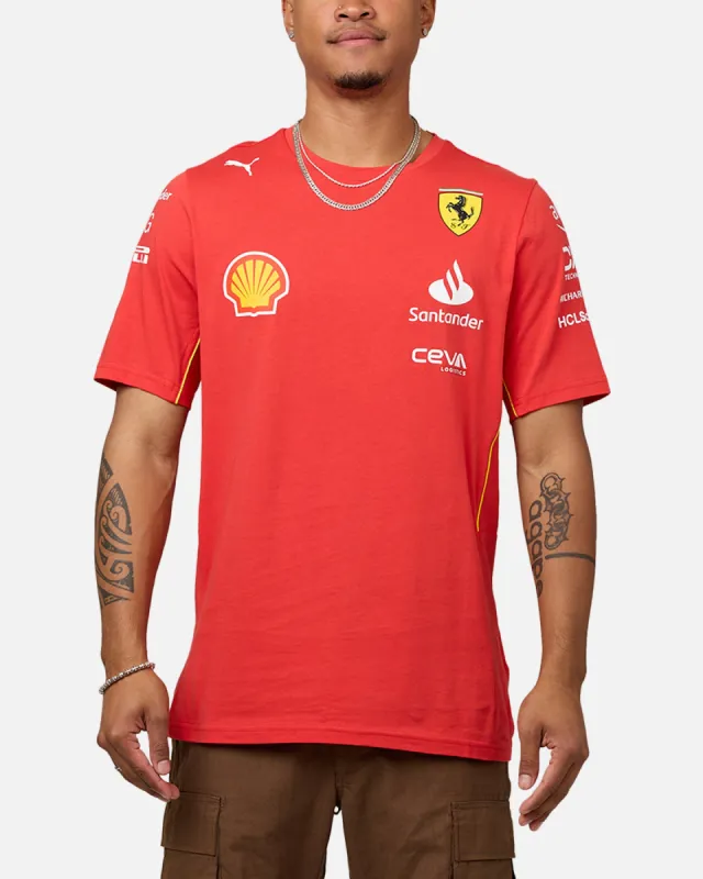 Puma X Scuderia Ferrari 2024 Team T-Shirt Burnt Red sold by Culture Kings