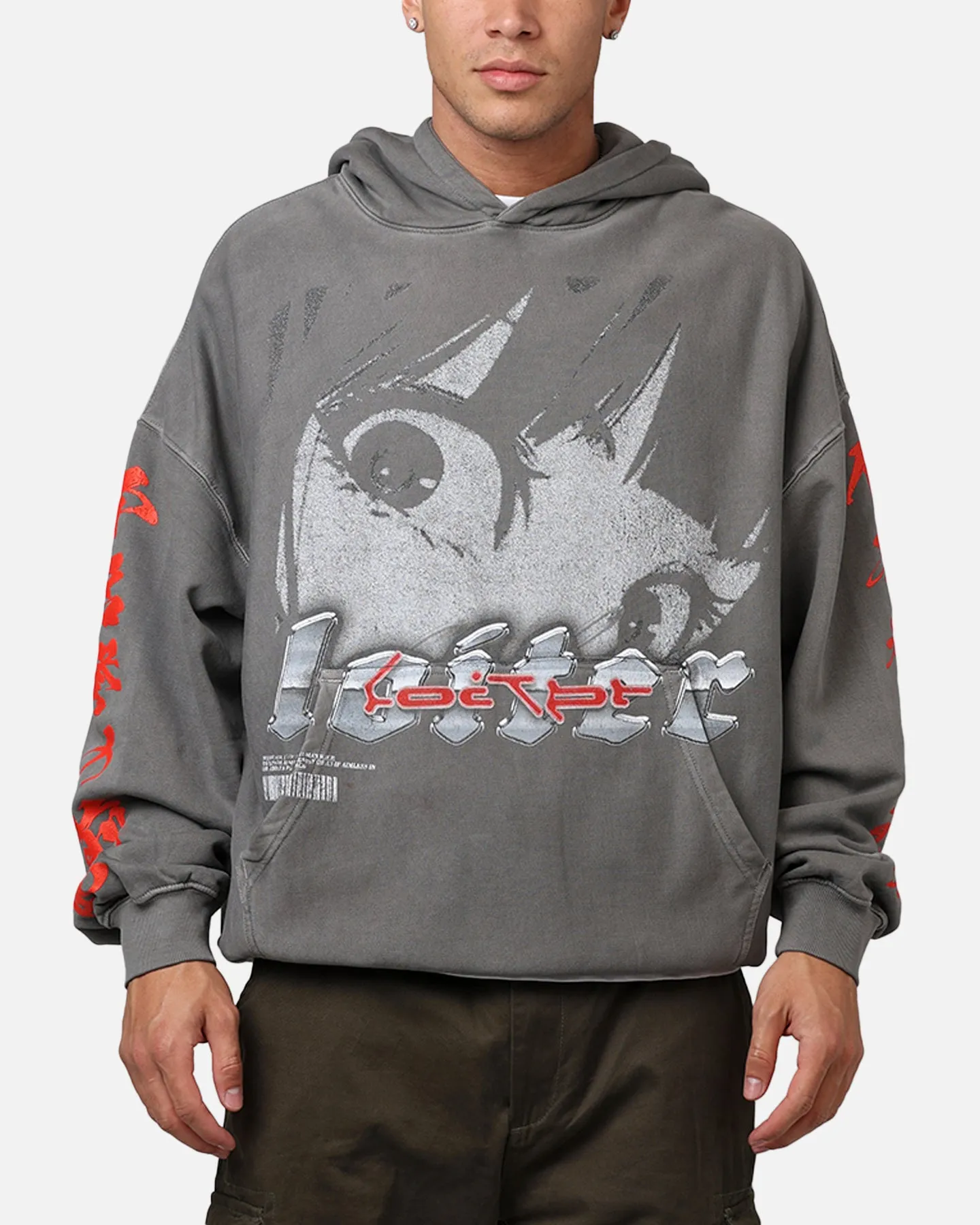 Loiter Ultimate Vengeance Vintage Hoodie Charcoal sold by Culture Kings