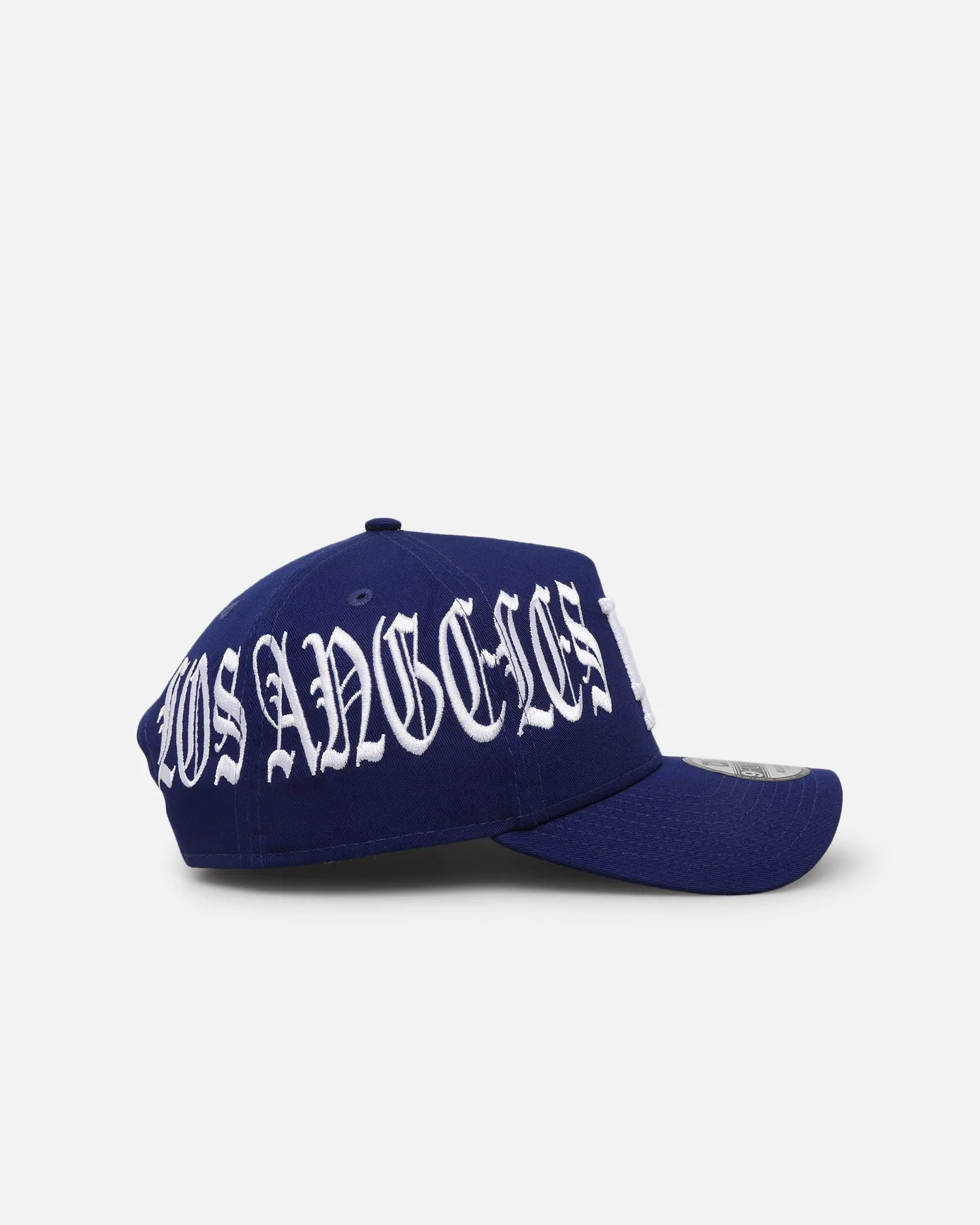 New Era Los Angeles Dodgers 'Gothic Script' 9FORTY A-Frame Snapback Dark Royal/Grey sold by Culture Kings product image thumbnail 3