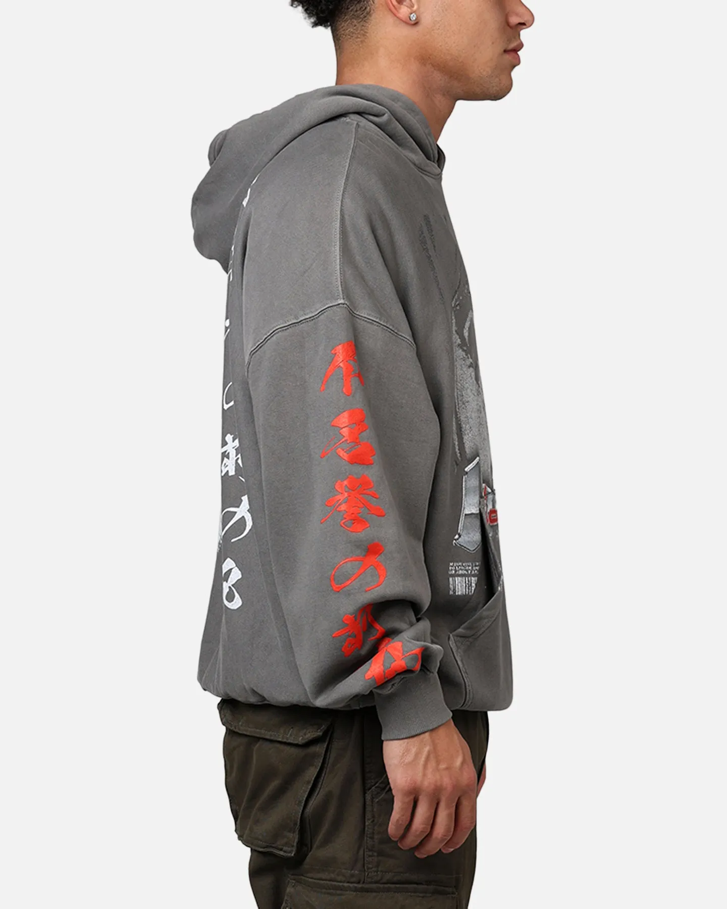 Loiter Ultimate Vengeance Vintage Hoodie Charcoal sold by Culture Kings product image thumbnail 4