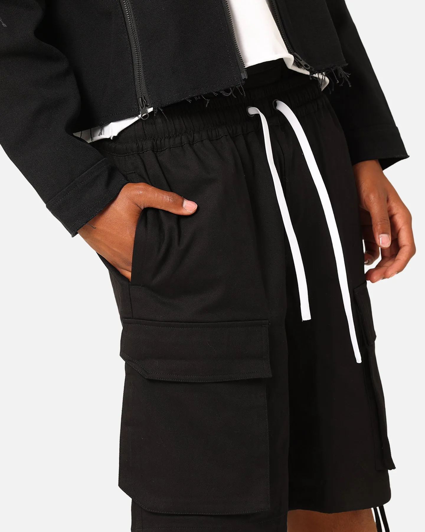 Saint Morta Dept Cargo Shorts Black sold by Culture Kings product image thumbnail 3