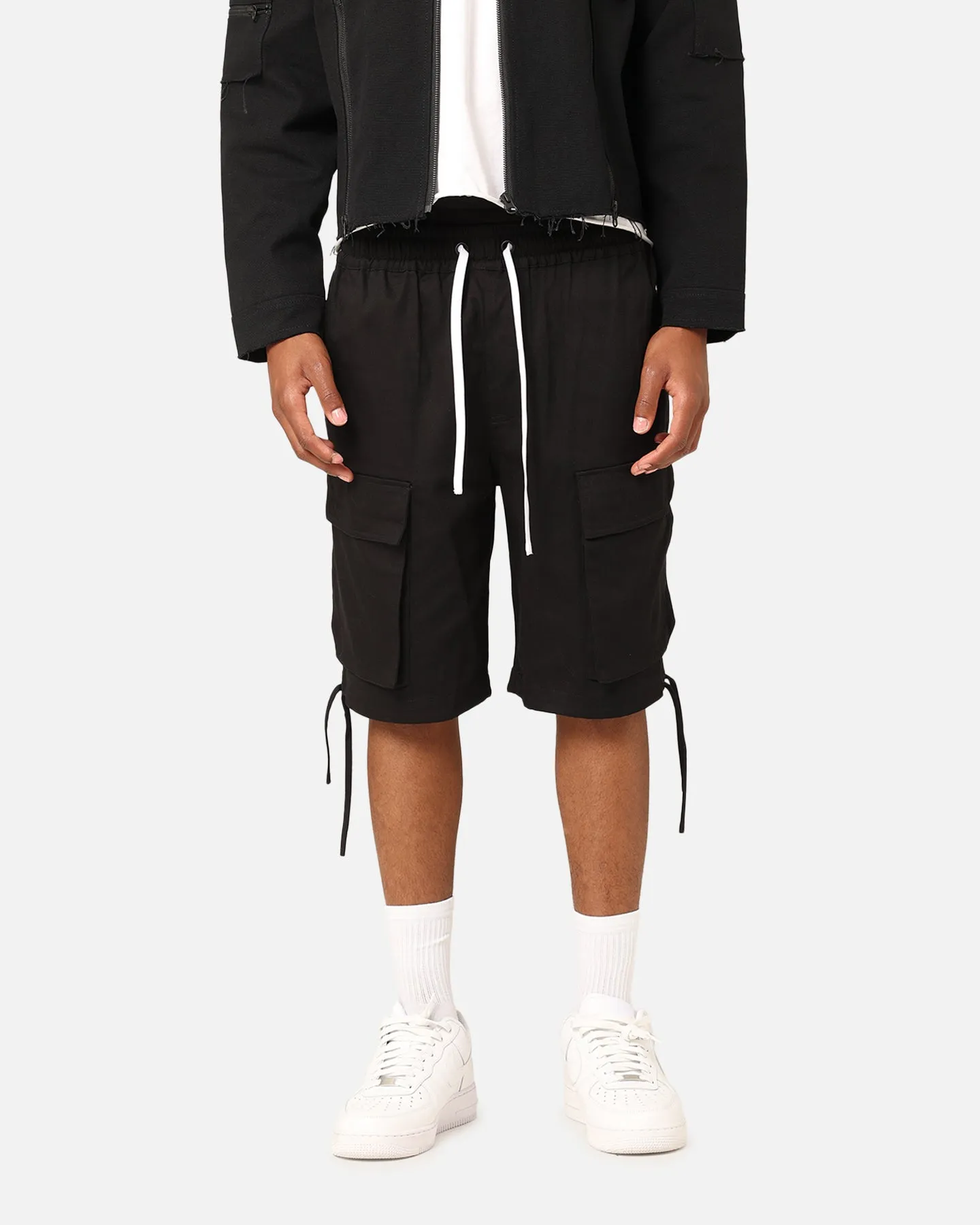 Saint Morta Dept Cargo Shorts Black sold by Culture Kings