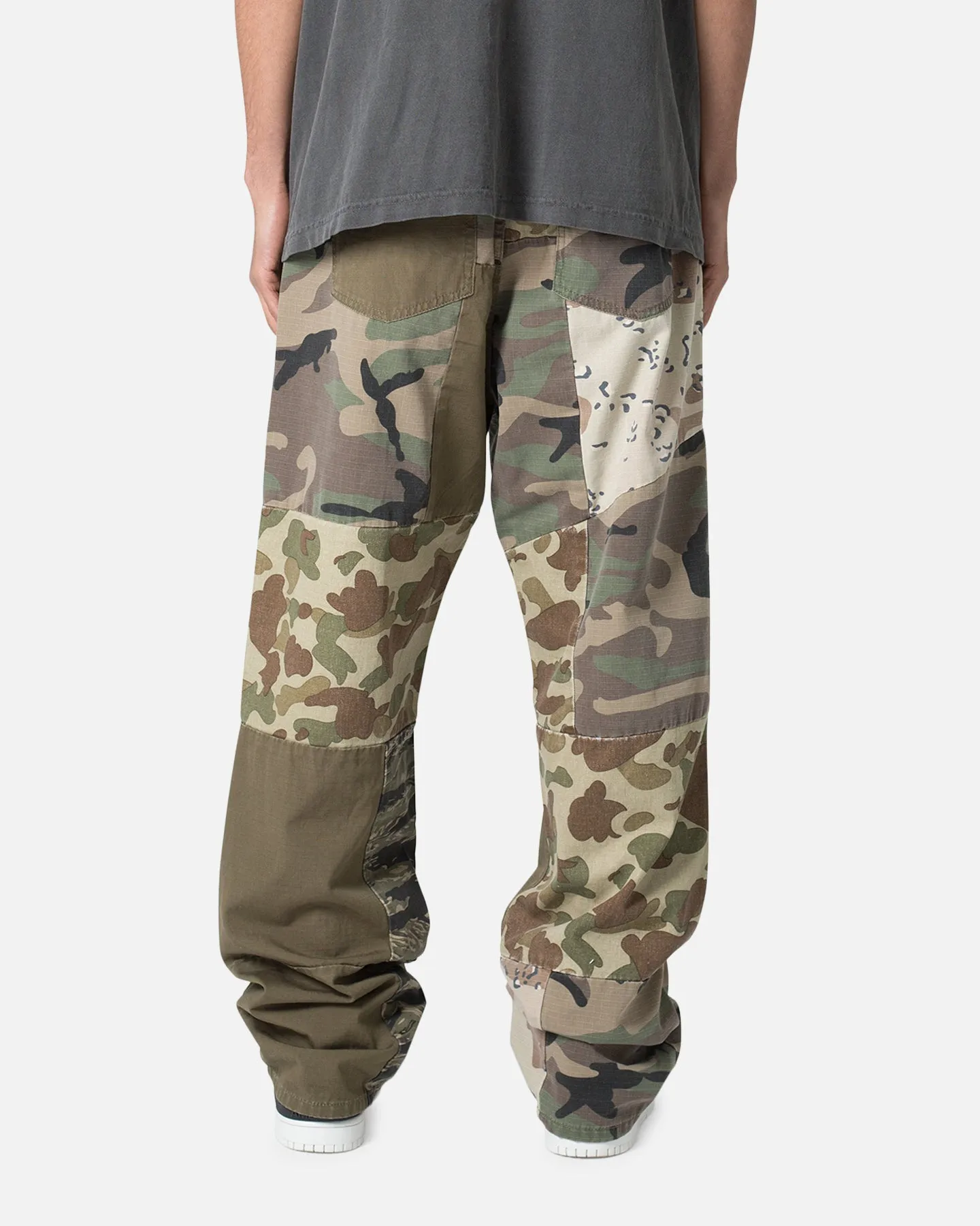 MNML Ultra Baggy Patchwork Denim Jeans Camo sold by Culture Kings product image thumbnail 4