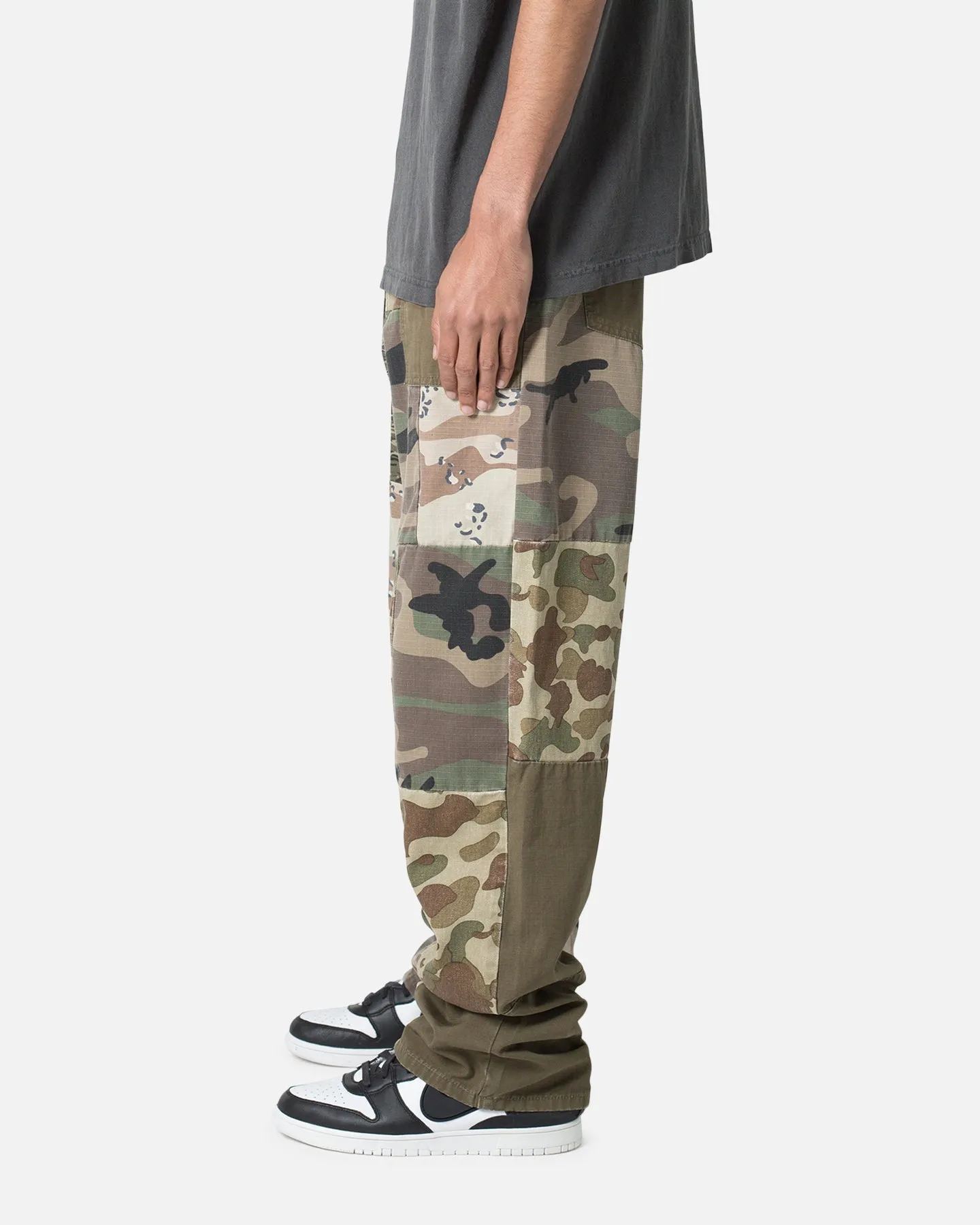 MNML Ultra Baggy Patchwork Denim Jeans Camo sold by Culture Kings product image thumbnail 3