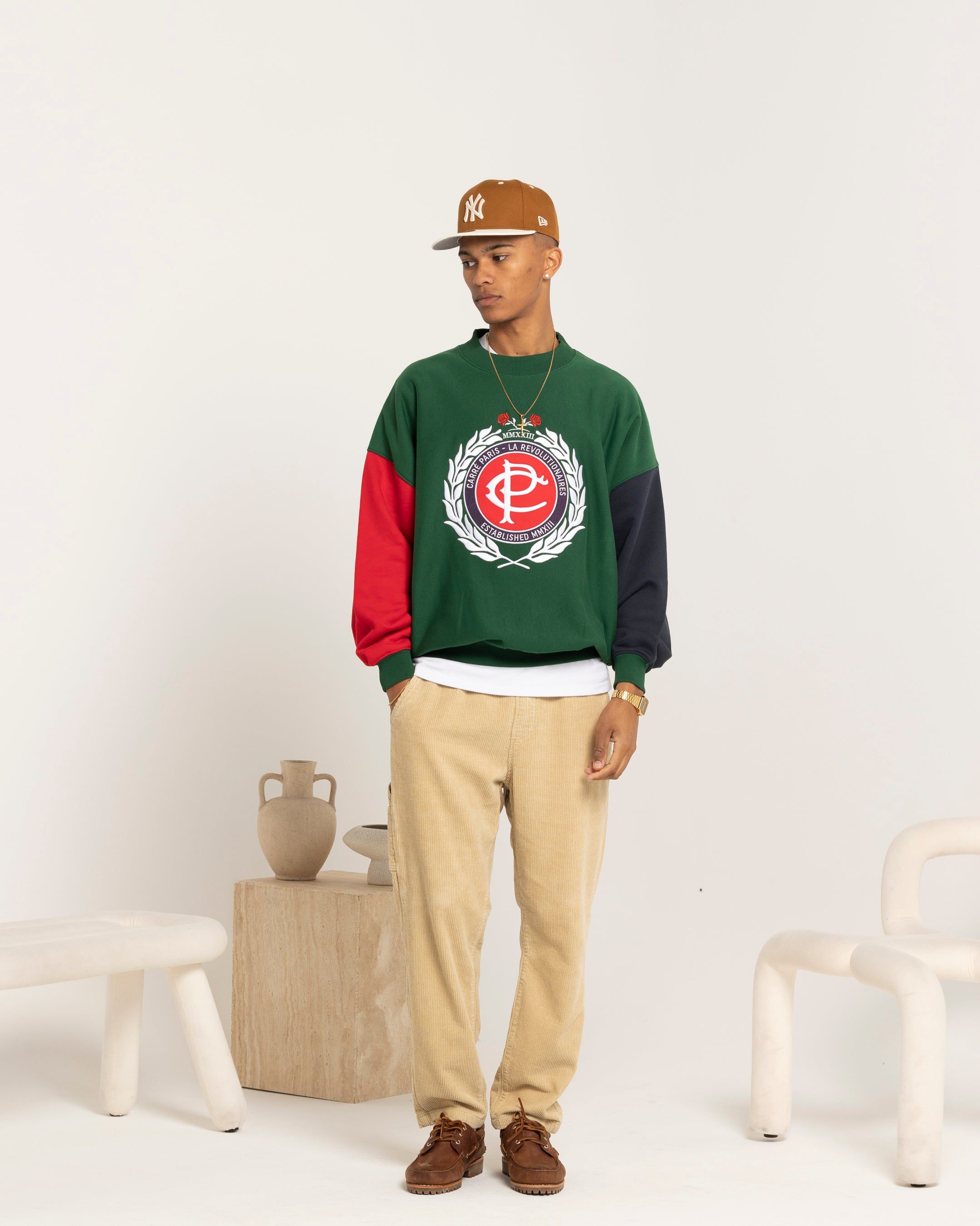 Carre Heritage Oversized Crewneck Multi sold by Culture Kings product image thumbnail 2