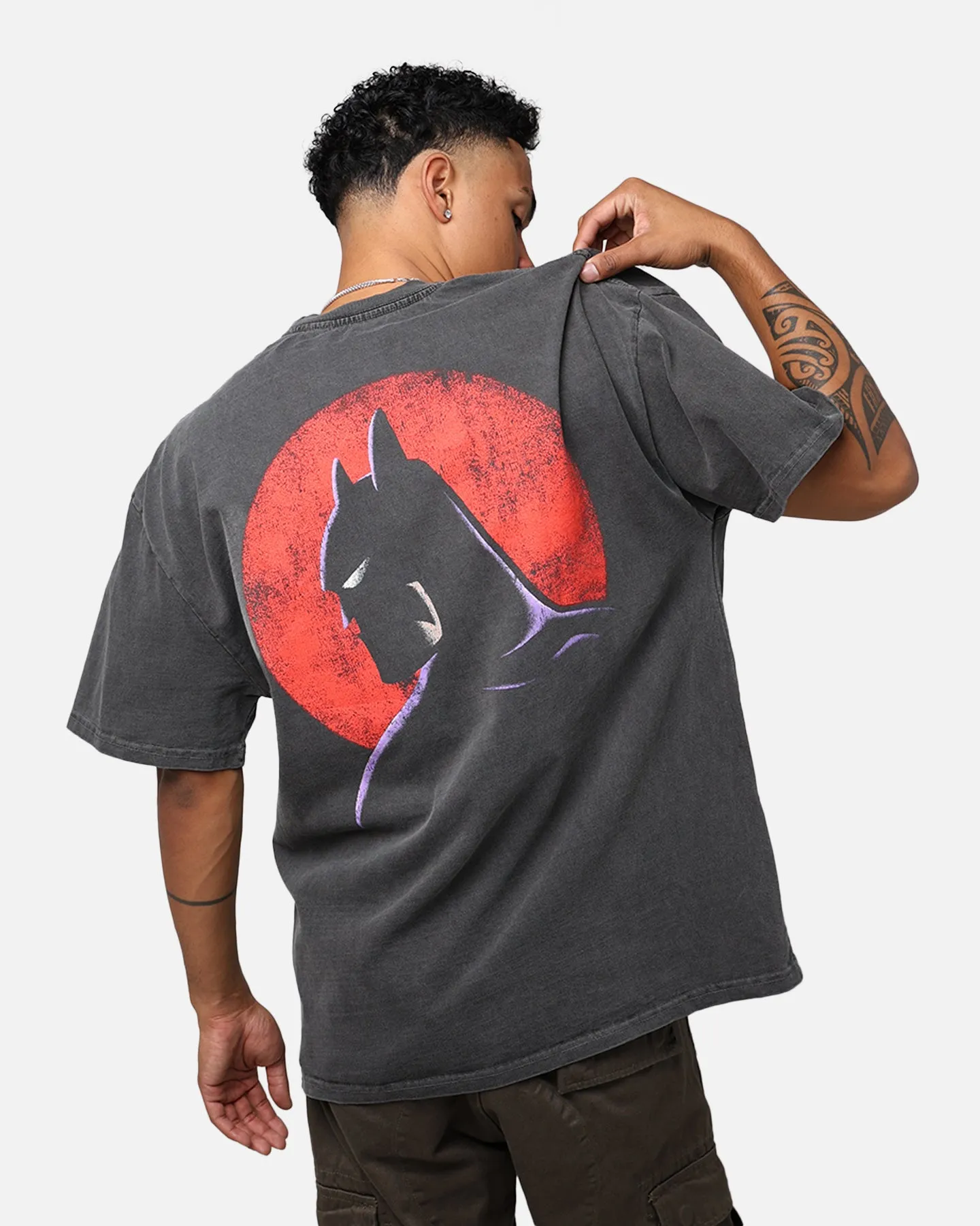 American Thrift X DC Batman The Animated Series Heavyweight Vintage T-Shirt Washed Black sold by Culture Kings product image thumbnail 2