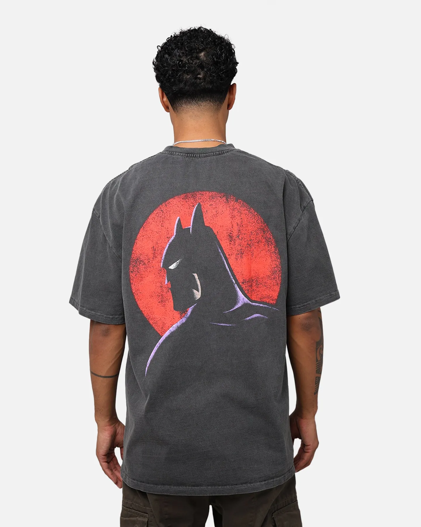 American Thrift X DC Batman The Animated Series Heavyweight Vintage T-Shirt Washed Black sold by Culture Kings product image thumbnail 5