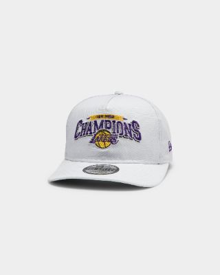New Era Los Angeles Lakers 16X Champs Old Golfer Snapback White/OTC sold by Culture Kings