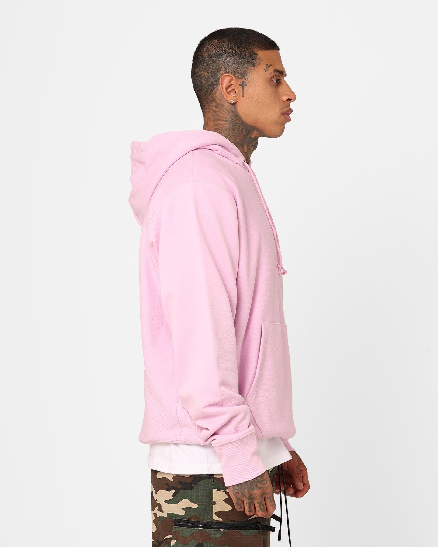 Champion Reverse Weave French Terry Hoodie Cotton Pink Pos sold by Culture Kings product image thumbnail 5