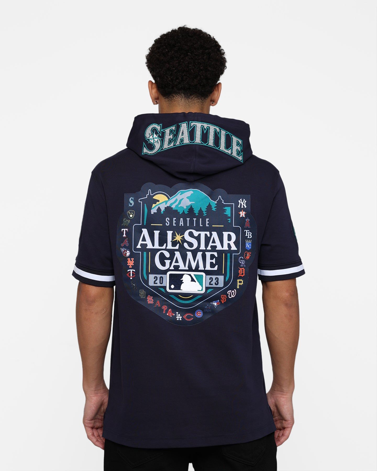 Pro Standard MLB All Star Pullover Hoodie Navy sold by Culture Kings product image thumbnail 5