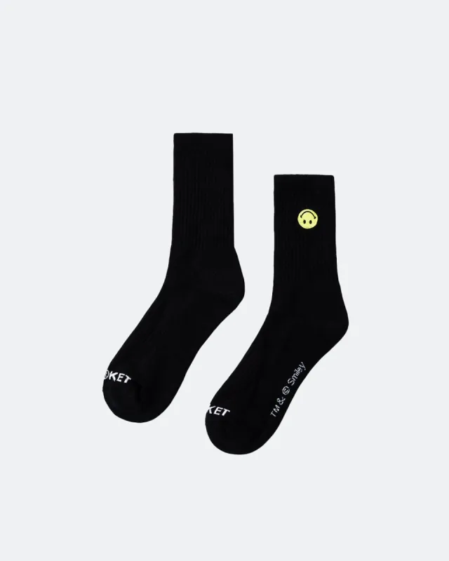 Market X Smiley Grand Slam Socks Black sold by Culture Kings