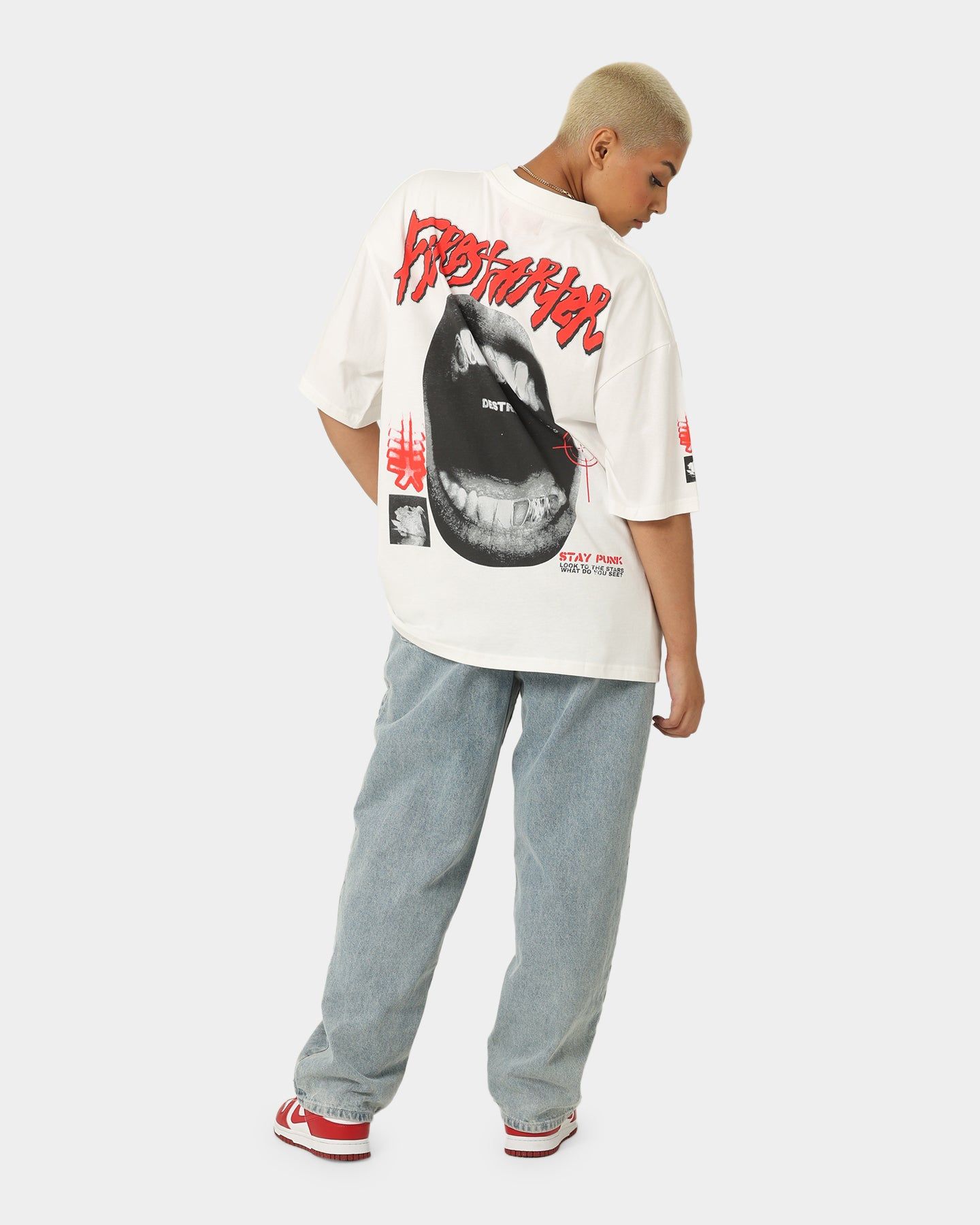 Loiter Firestarter Vintage T-Shirt Off White sold by Culture Kings product image thumbnail 3