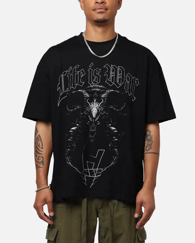 The Anti Order Life Is War T-Shirt Black made by Culture Kings