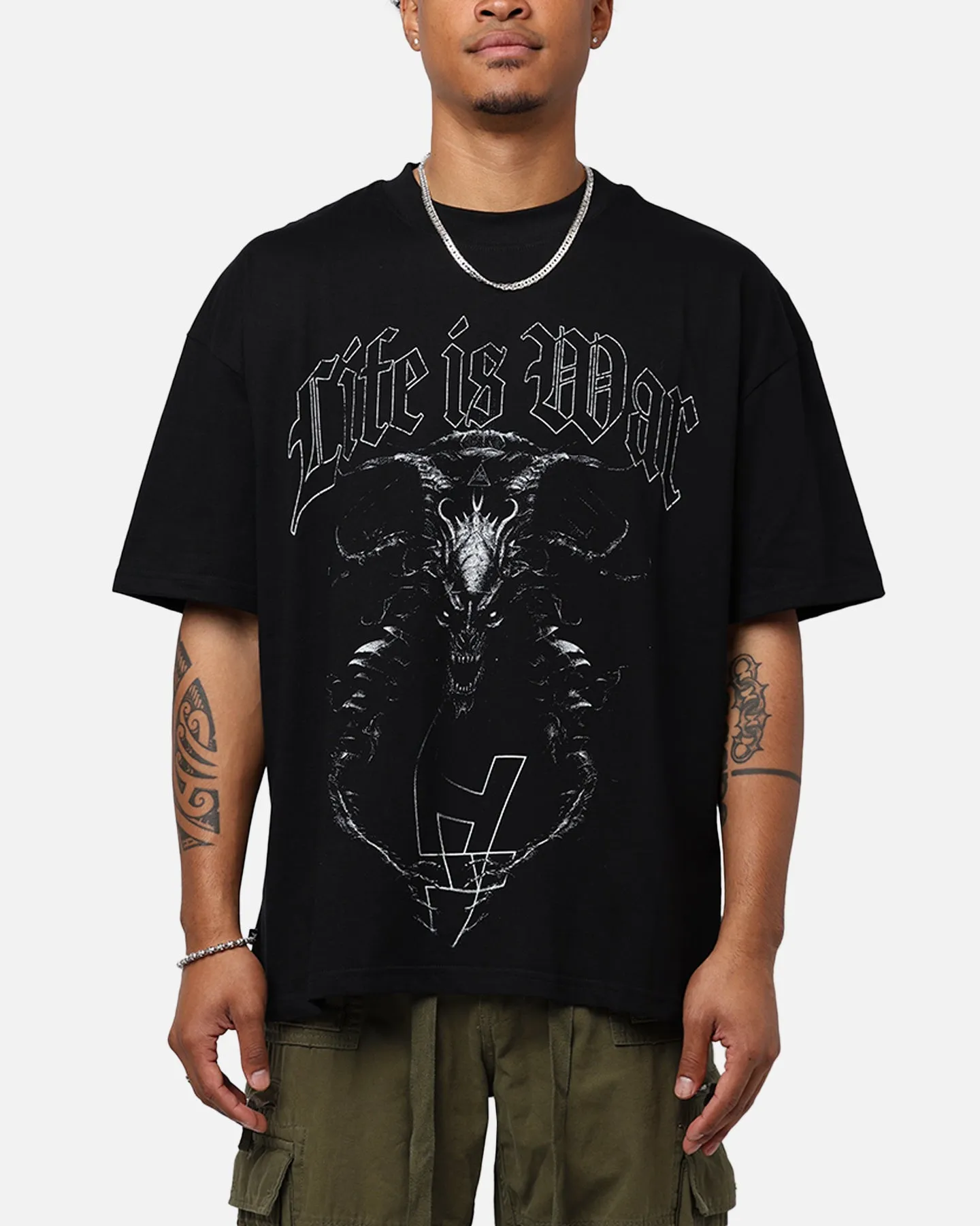 The Anti Order Life Is War T-Shirt Black sold by Culture Kings