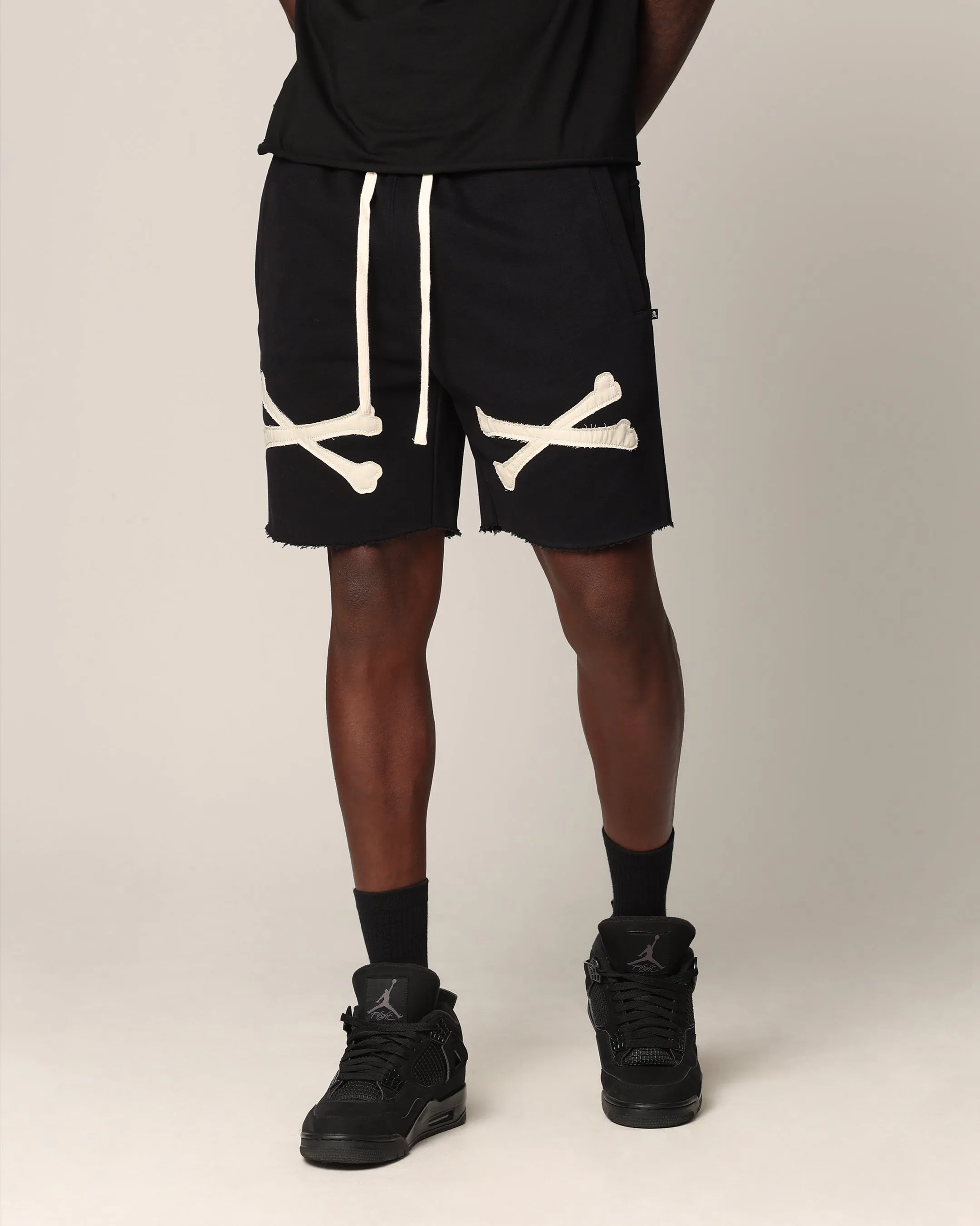 Saint Morta Bxnes Sweat Shorts Black sold by Culture Kings