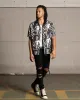 Saint Morta Mad God Short Sleeve Shirt Black/White sold by Culture Kings