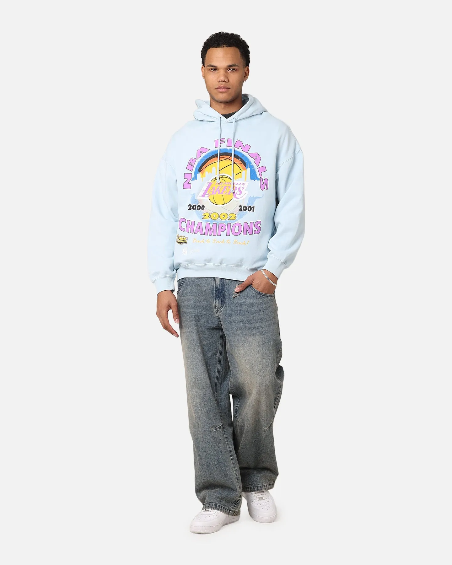 Mitchell & Ness Los Angeles Lakers Finals Champion Hoodie Light Blue sold by Culture Kings product image thumbnail 3