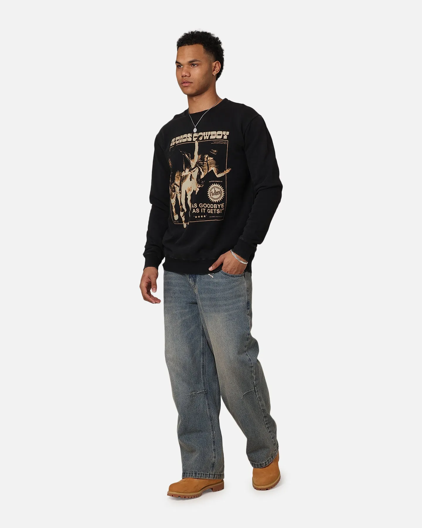Midland Crewneck Sweater Washed Black sold by Culture Kings product image thumbnail 2