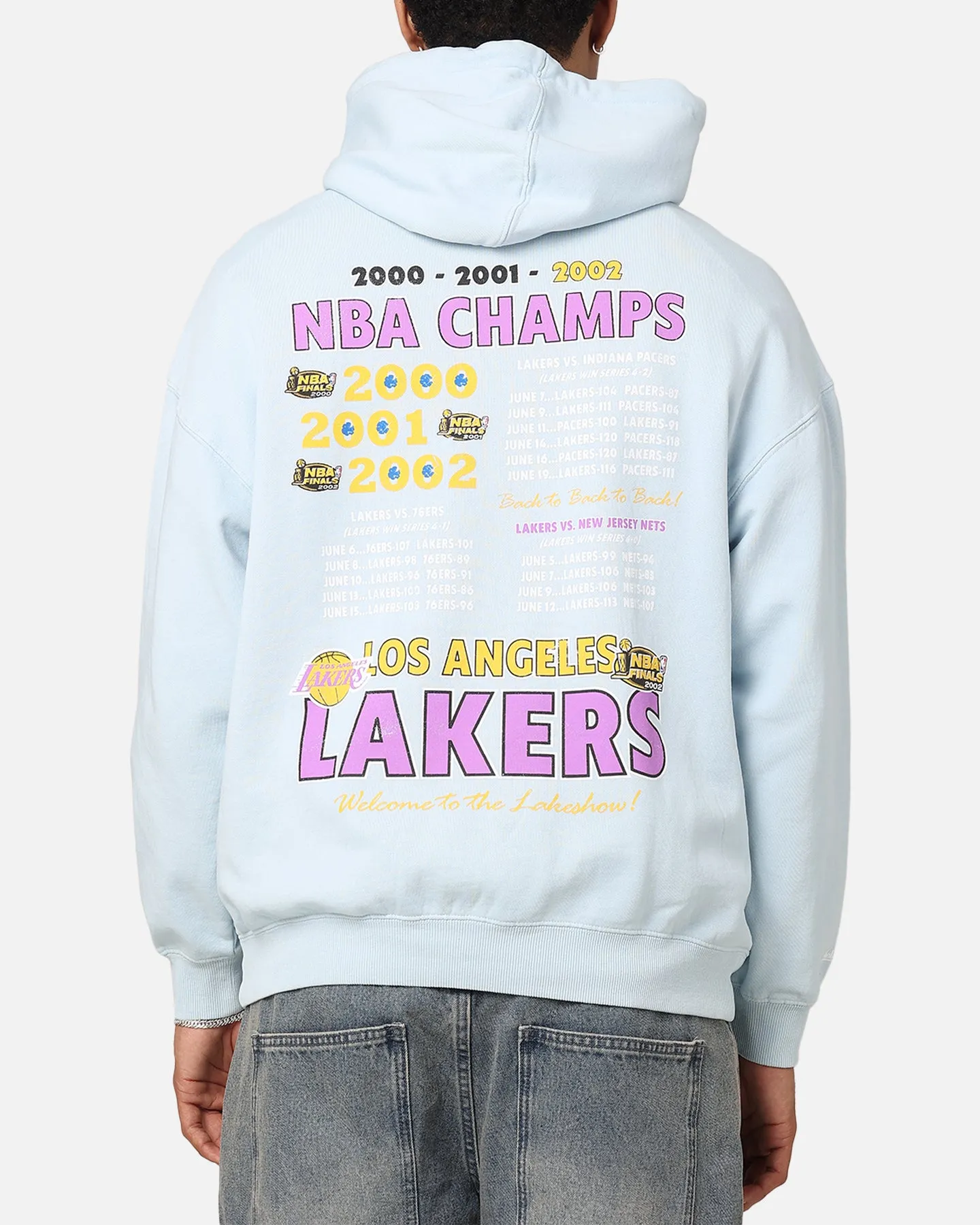 Mitchell & Ness Los Angeles Lakers Finals Champion Hoodie Light Blue sold by Culture Kings product image thumbnail 2