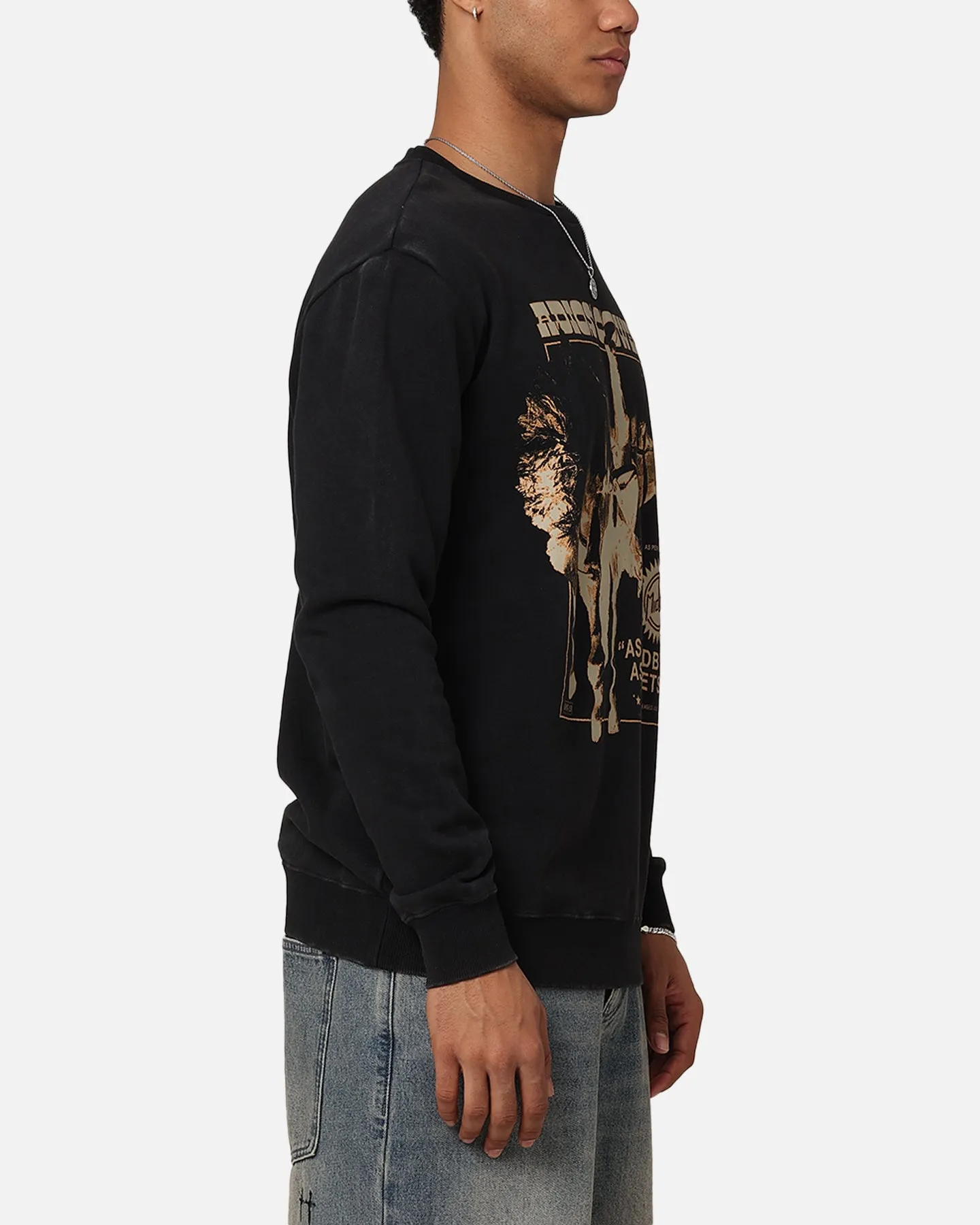 Midland Crewneck Sweater Washed Black sold by Culture Kings product image thumbnail 4