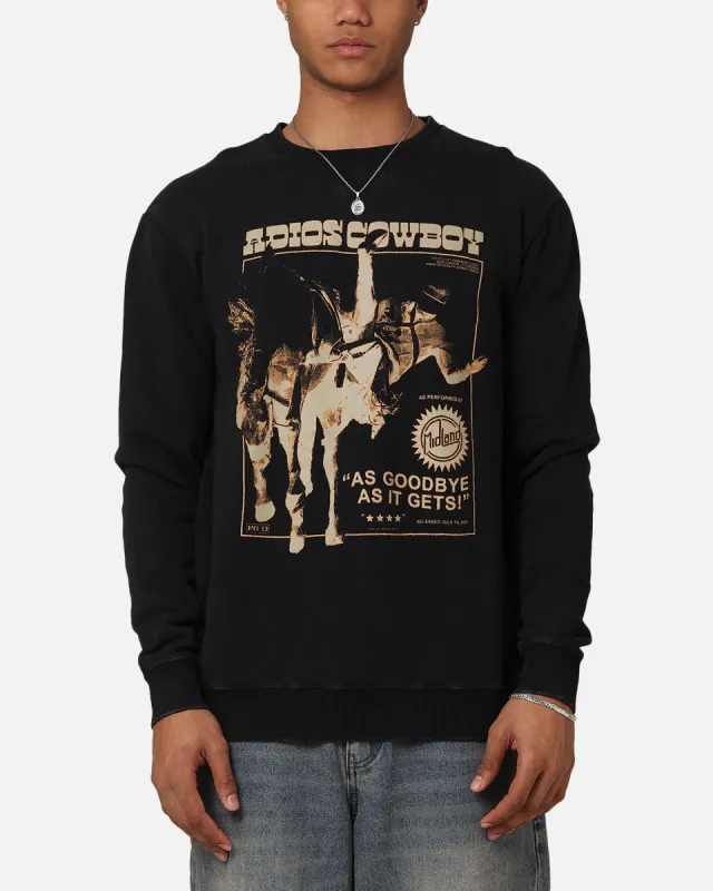 Midland Crewneck Sweater Washed Black sold by Culture Kings