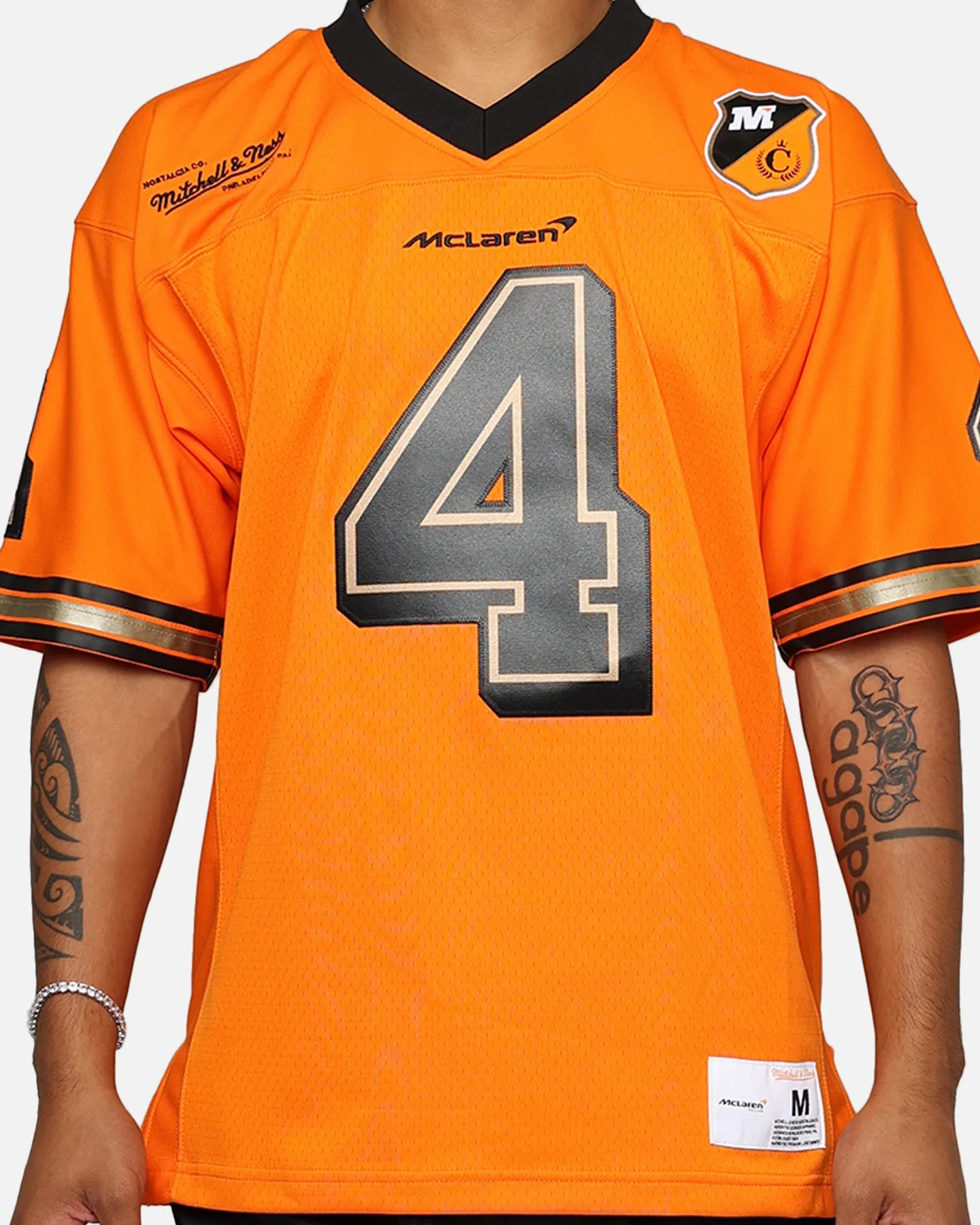 Mitchell & Ness X McLaren X Culture Kings Las Vegas Collection Lando Norris Legacy Jersey Orange sold by Culture Kings product image thumbnail 4