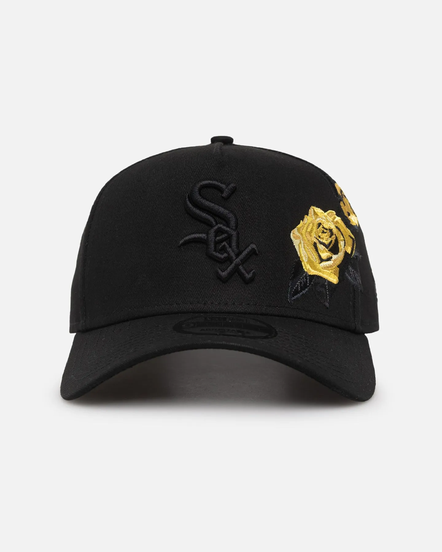 New Era Chicago White Sox 'Black Tonal Gold Rose' 9FORTY A-Frame Snapback Black/Gold sold by Culture Kings