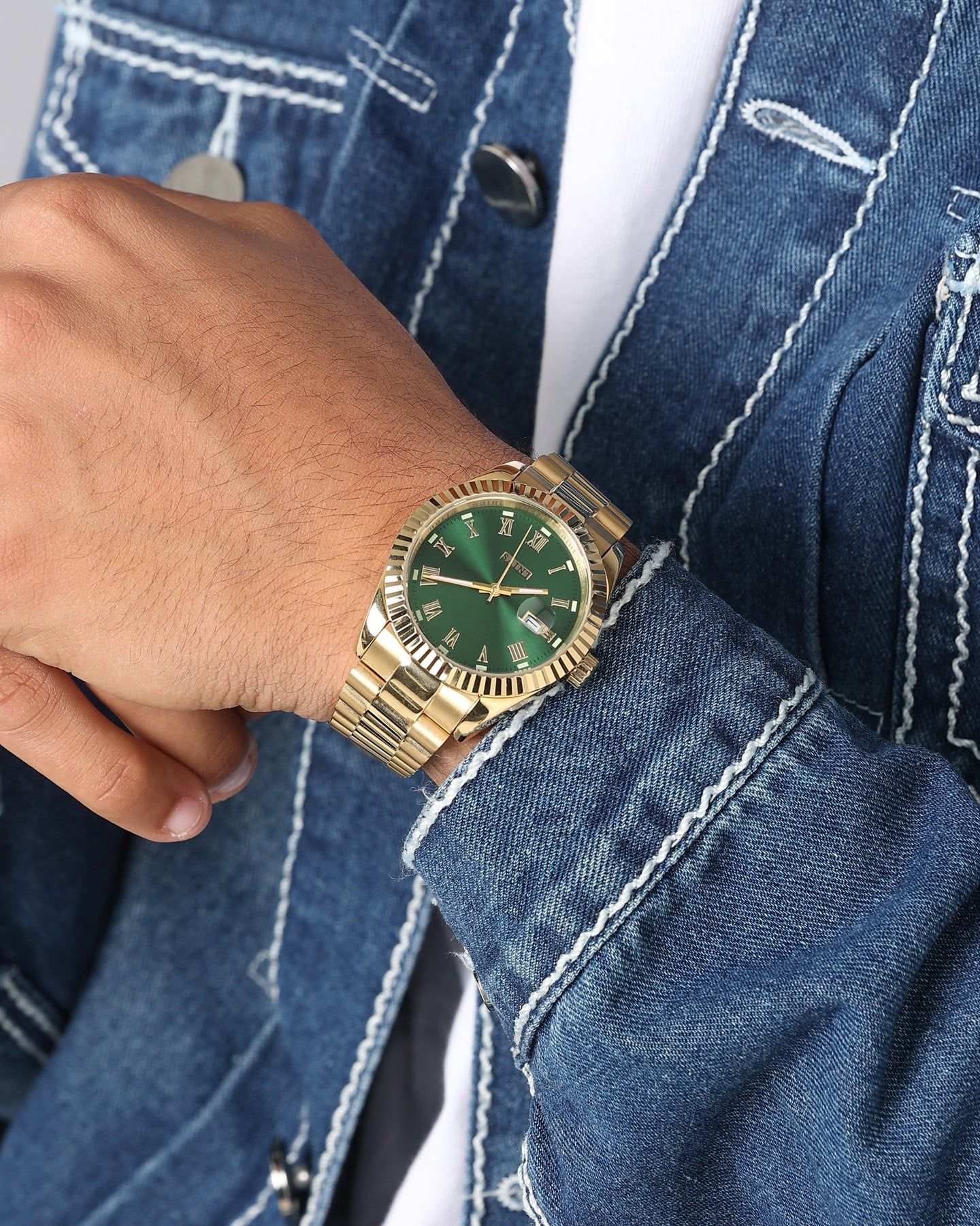 Saint Morta Felix Avila Watch Gold/Green sold by Culture Kings product image thumbnail 3