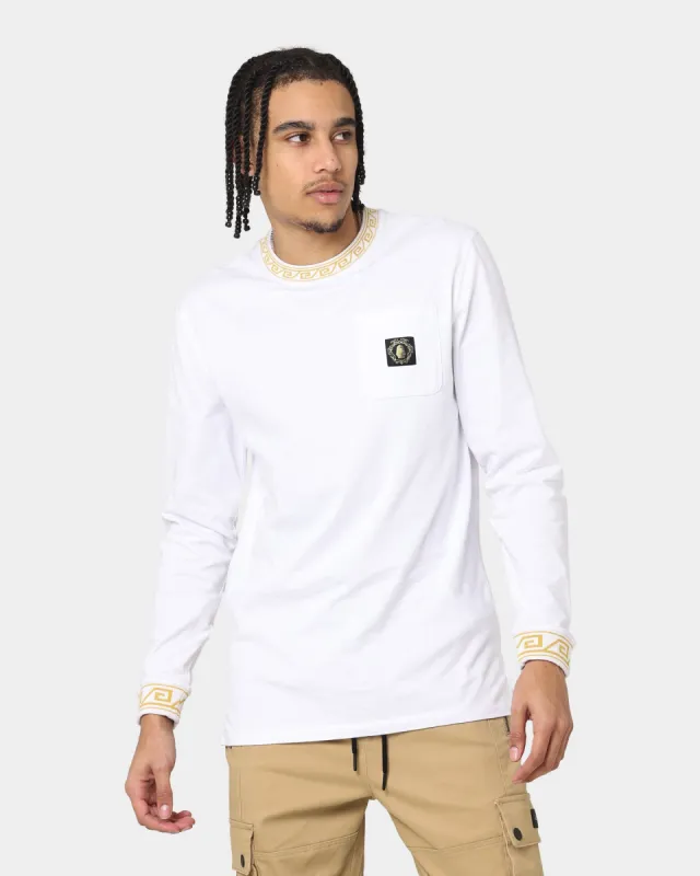 Last Kings Territorial Rib Long Sleeve T-Shirt White sold by Culture Kings