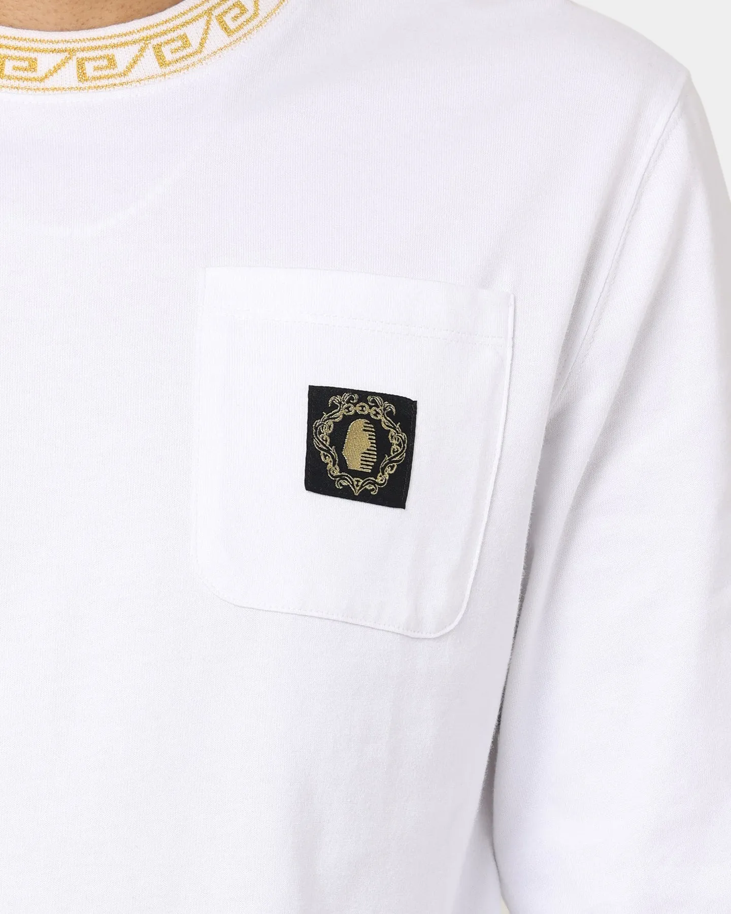 Last Kings Territorial Rib Long Sleeve T-Shirt White sold by Culture Kings product image thumbnail 3