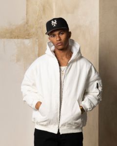 Carre Arch Work Bomber Jacket Off White sold by Culture Kings