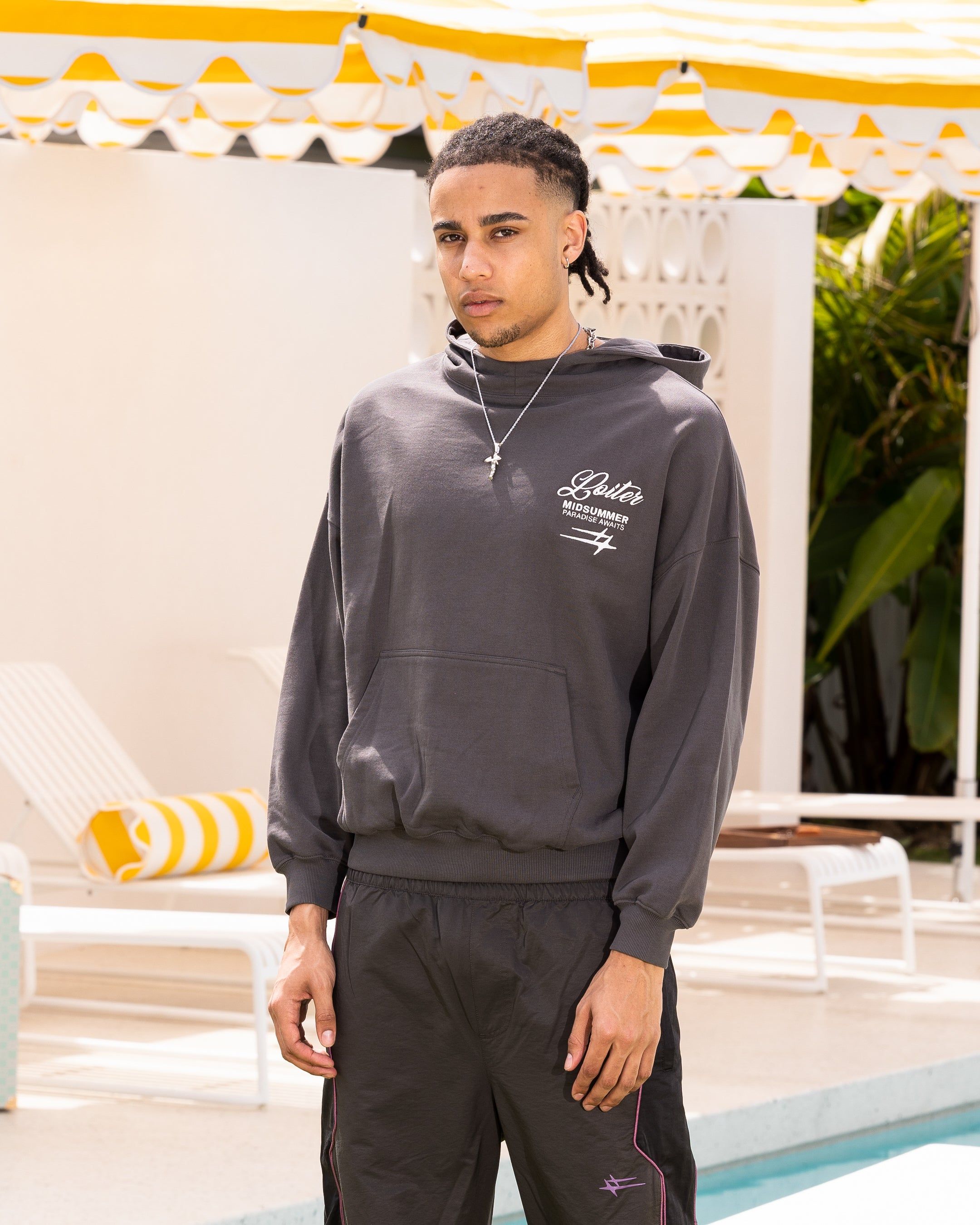 Loiter Alter Hoodie Charcoal sold by Culture Kings