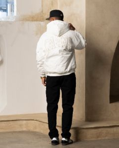 Carre Arch Work Bomber Jacket Off White sold by Culture Kings